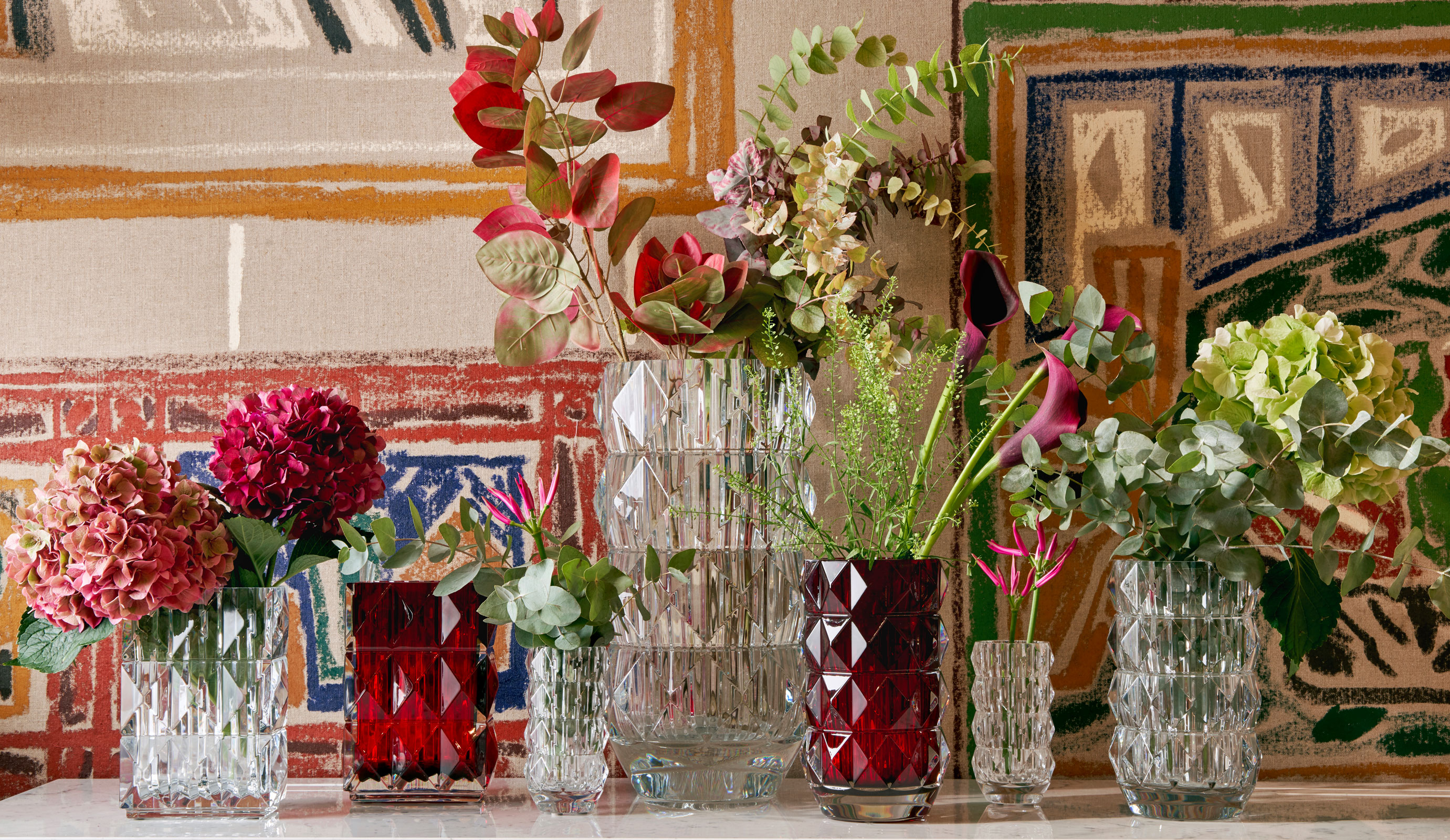 Baccarat Louxor Vase 15cm rund klar