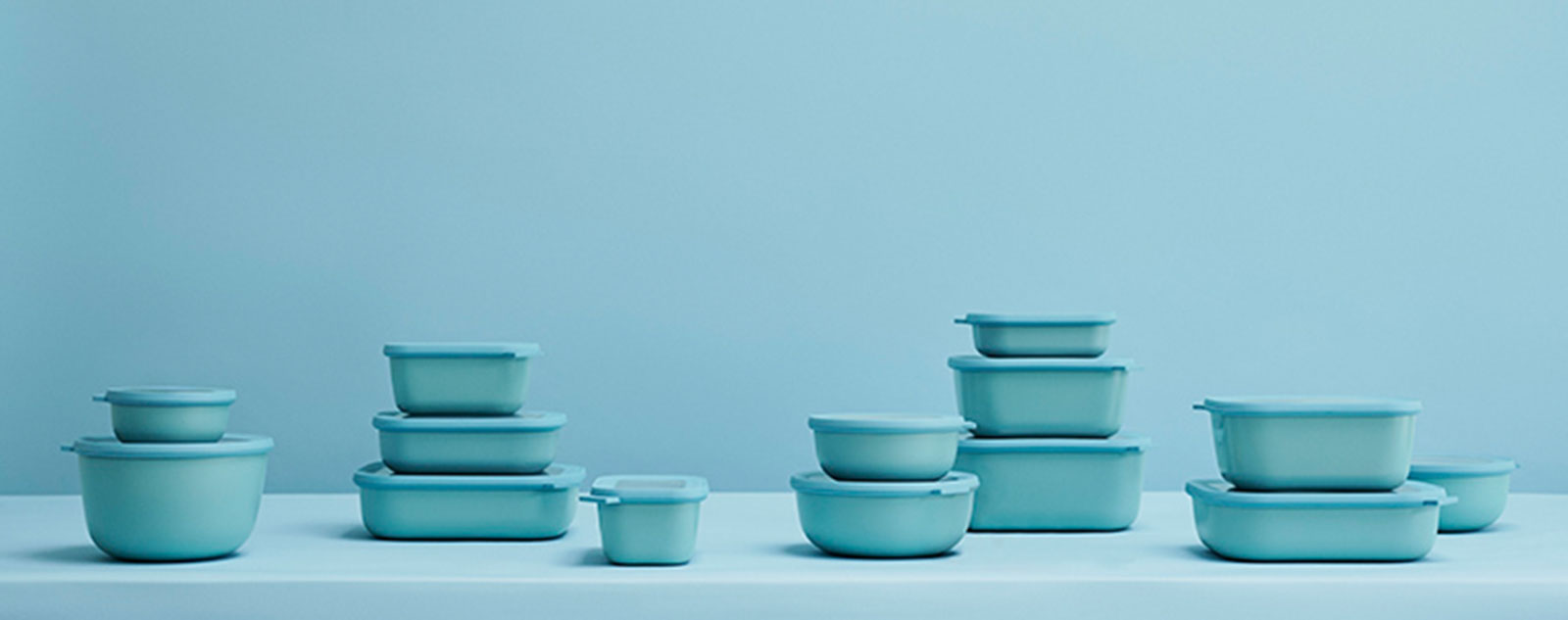 Mepal Cirqula Multi Bowl 0,50ltr. nordic blue eckig