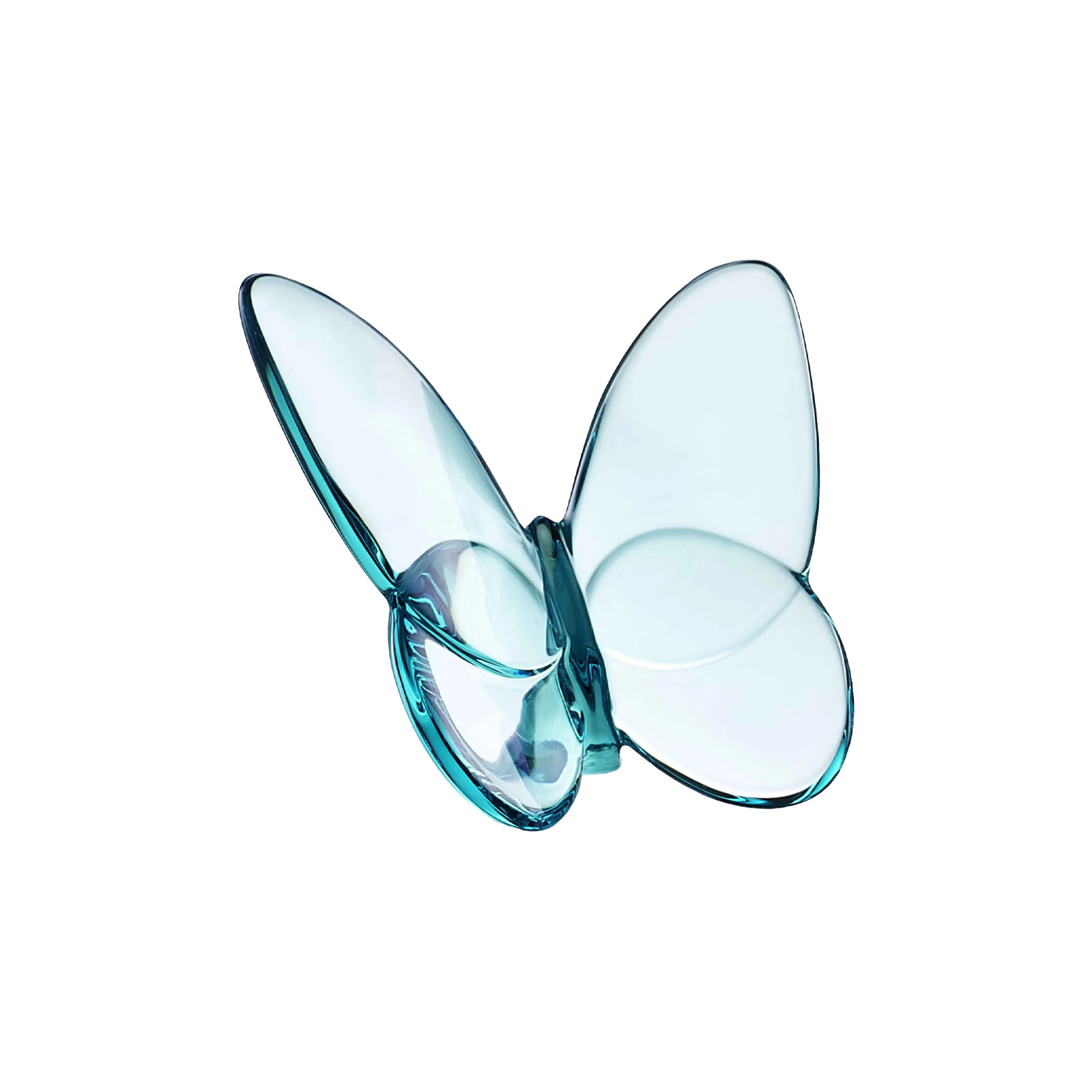 Baccarat Papillon Glücksbringer Schmetterling türkis