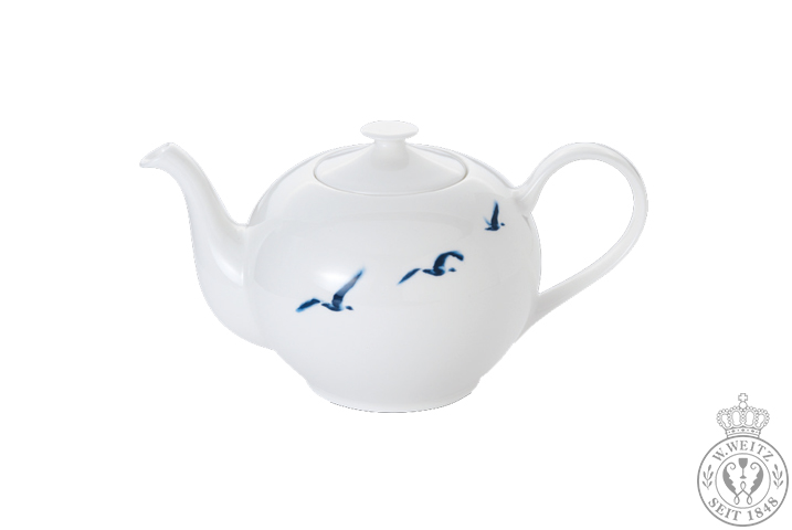 Dibbern Blue Birds Teekanne rund