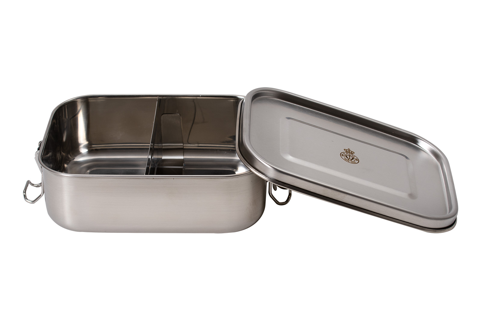 WEITZ Vesperdose klein 0,80ltr. mit Teiler Edelstahl satiniert Kollektion WEITZ