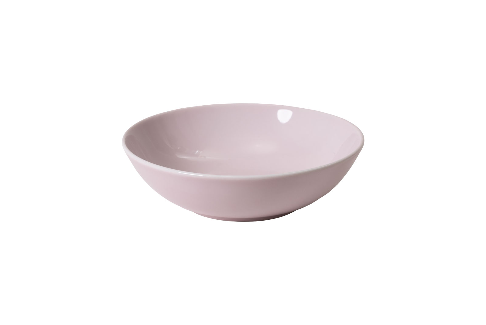 Die Dibbern One Color puder Schale ist eine kleine Porzellanschale mit rosafarbener Glasur.
