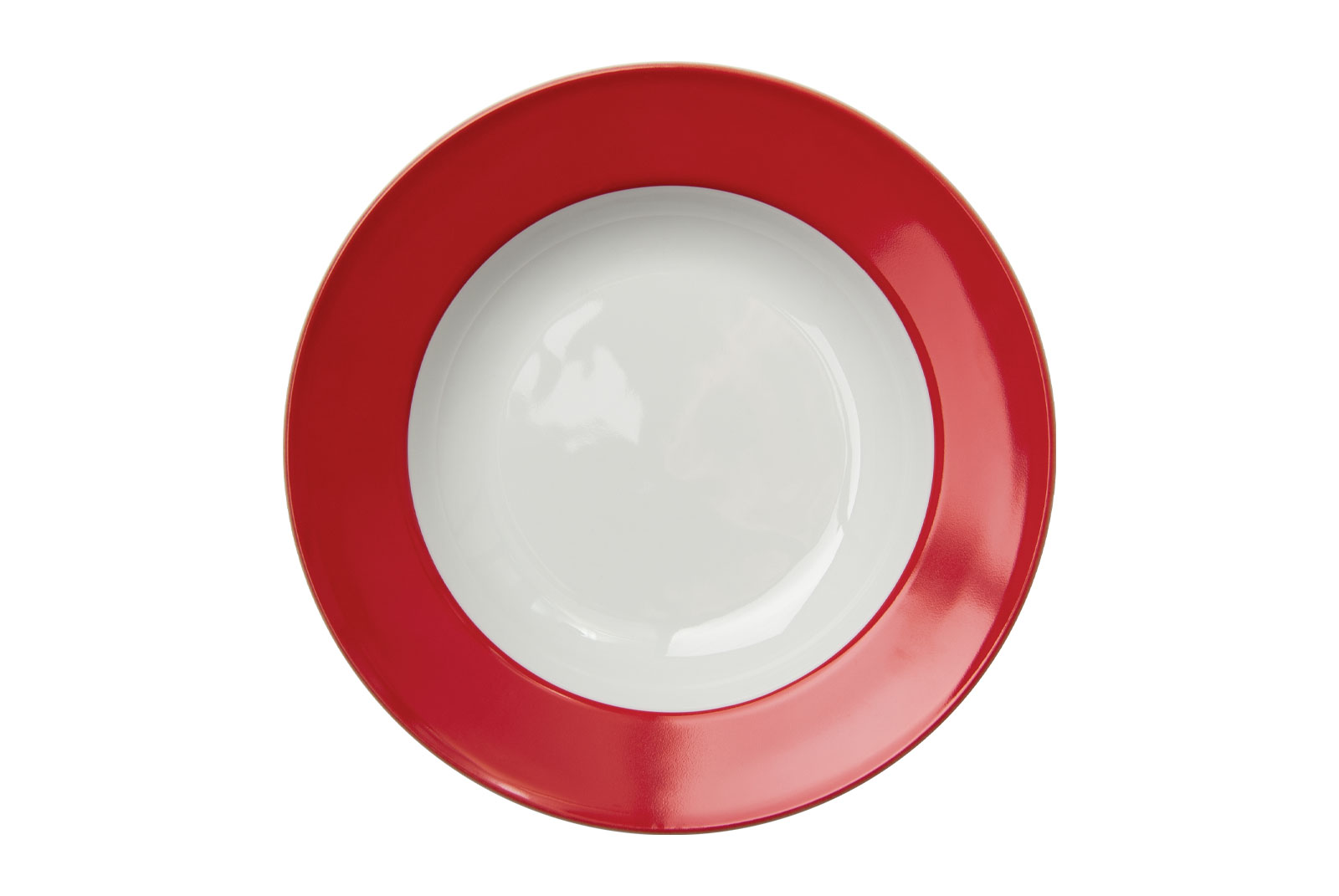 Dibbern Solid Color rot Suppenteller 23cm