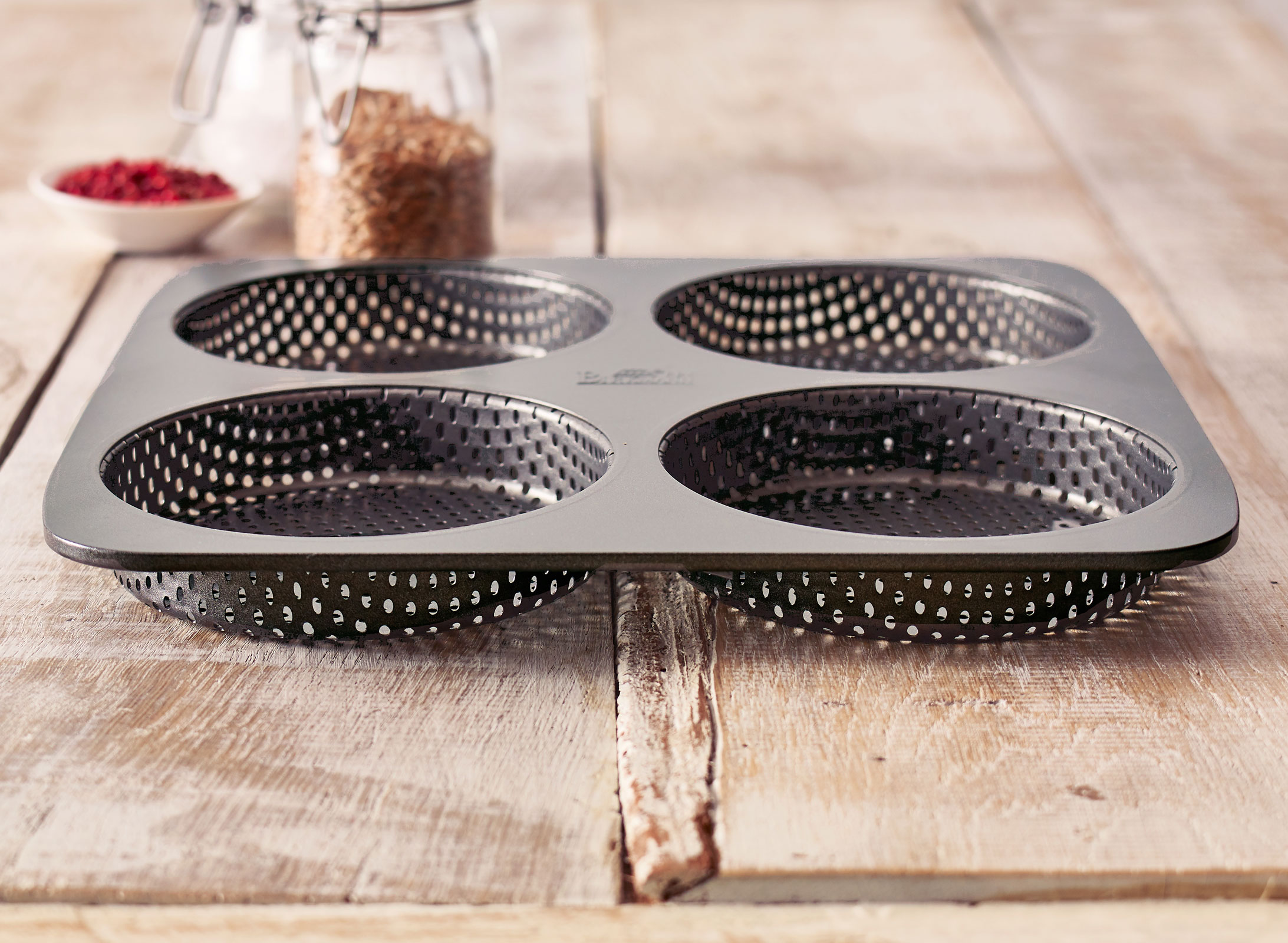 RBV Birkmann Laib & Seele Burger Brötchen 4-fach 28x28x2,8cm