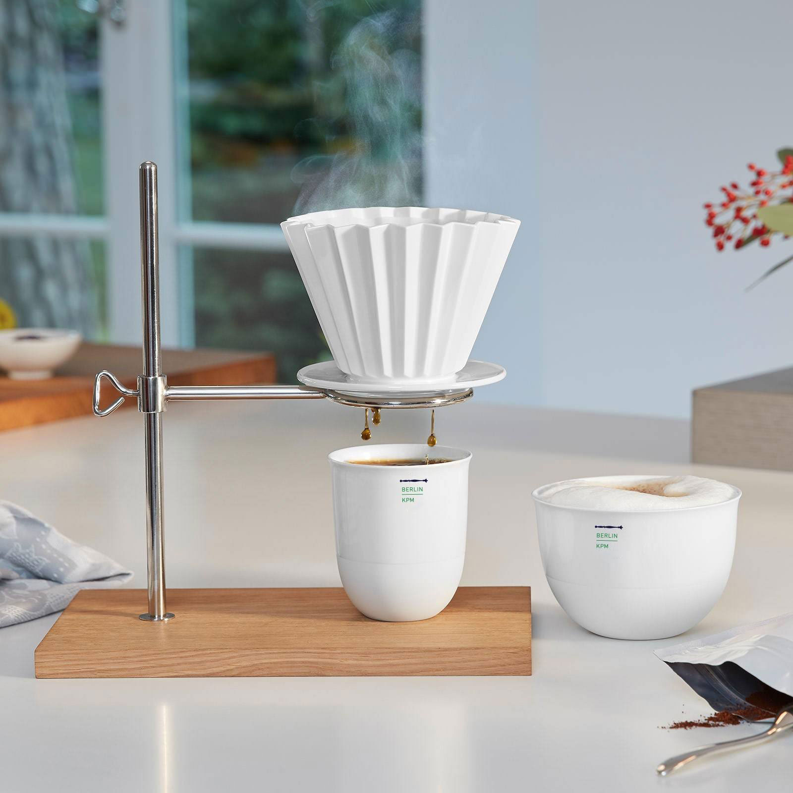 KPM -  Berlin LAB Kaffeefilter-Set mit Kaffeestation &amp; LAB Kaffeefilter 2