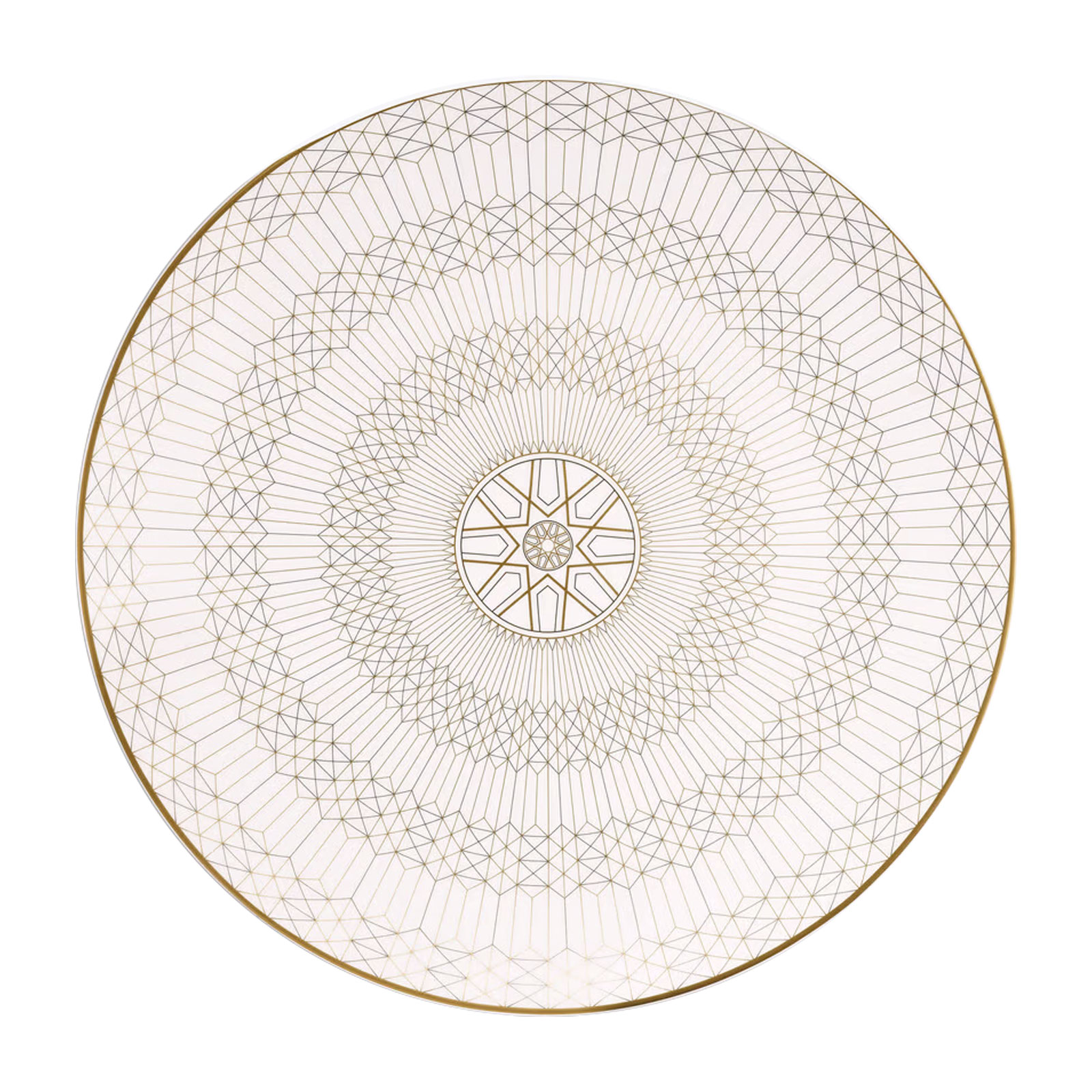Baccarat Arcadia Platzteller 31cm Gold & Platinum