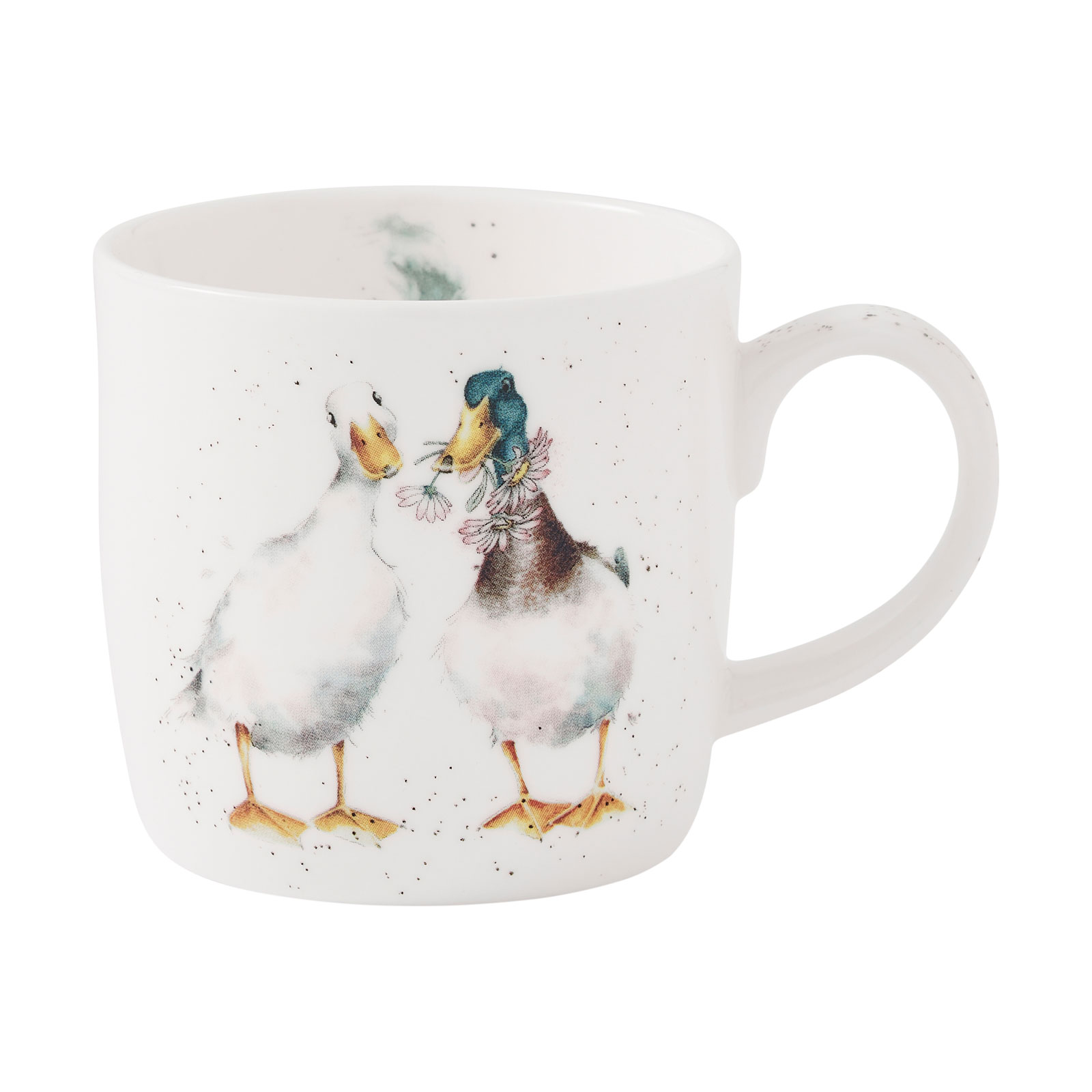 Royal Worcester Wrendale Designs Becher Duck Love / Enten
