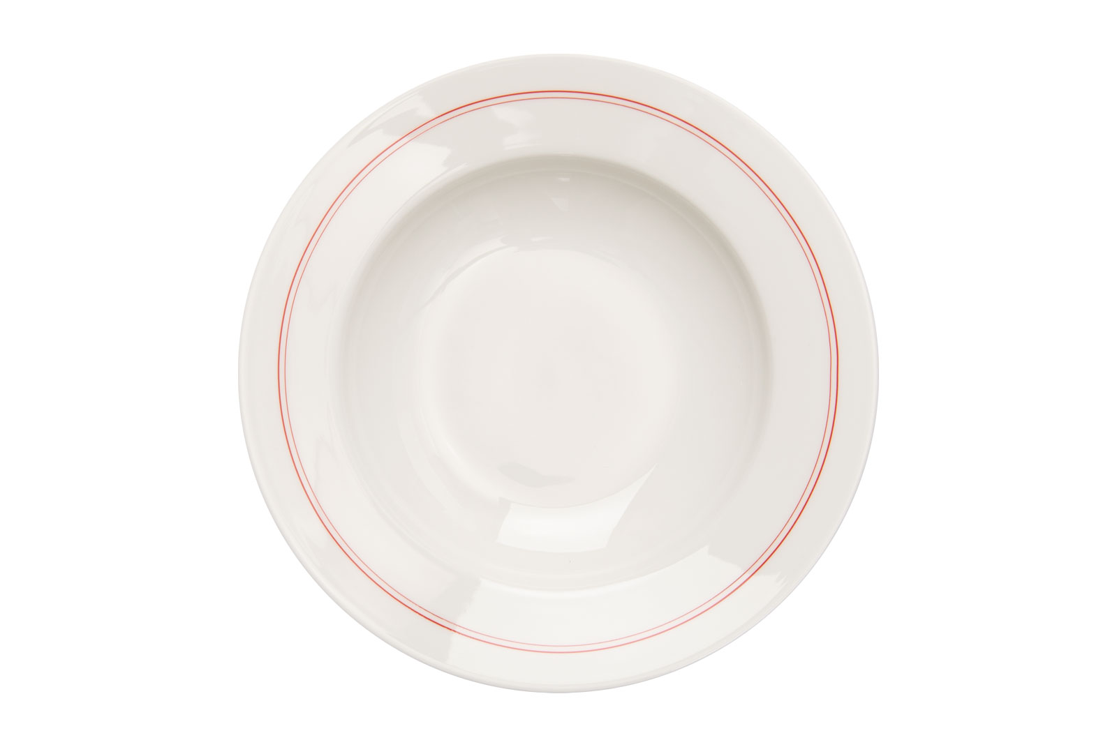 Dibbern Lines Classic Suppenteller 23cm rot