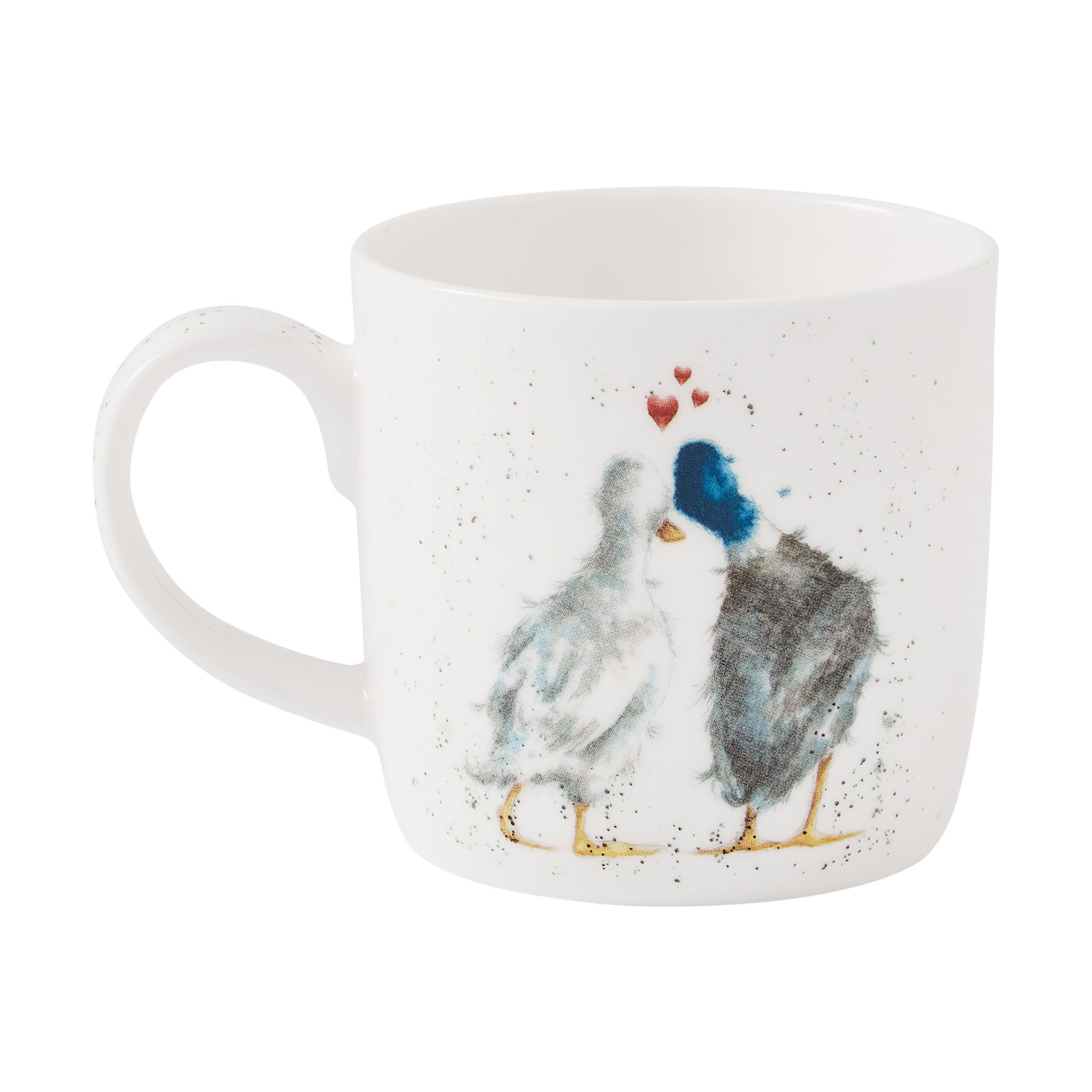 Royal Worcester Wrendale Designs Becher Duck Love / Enten