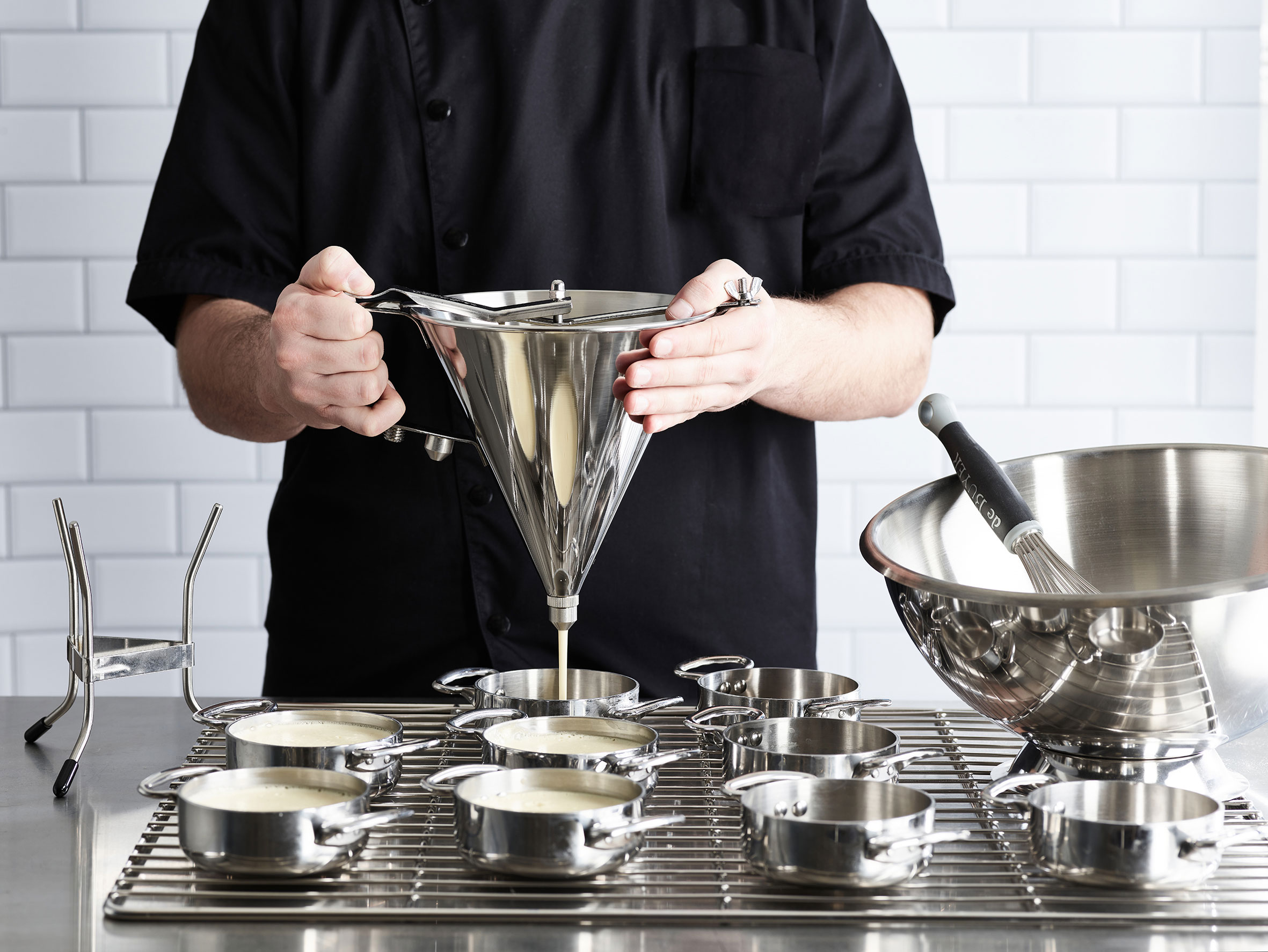 de Buyer Ringstand für Schlagschüssel Ø20-24cm Edelstahl