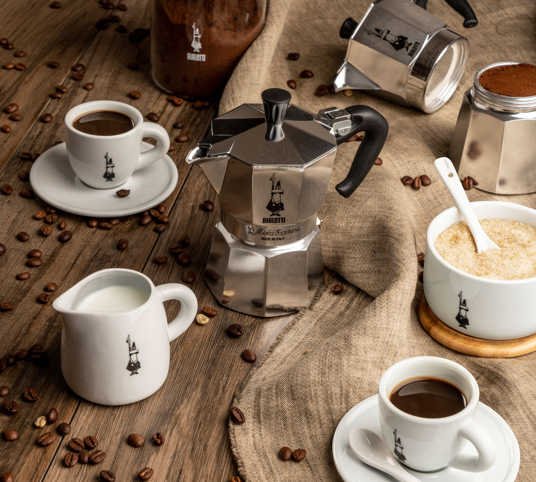 Bialetti Italien Moka Express Espressokocher 6 Tassen