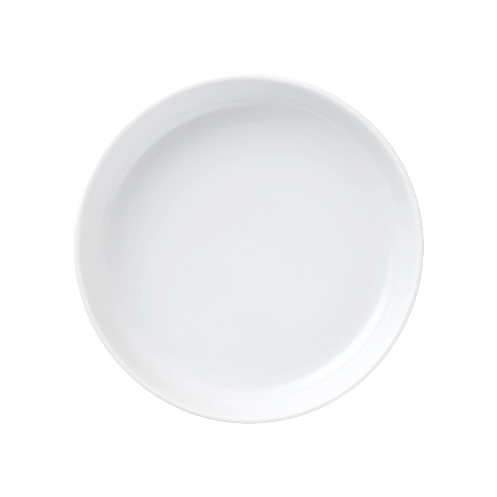 Royal Copenhagen Weiß Gerippt Ofenform 18,5cm rund