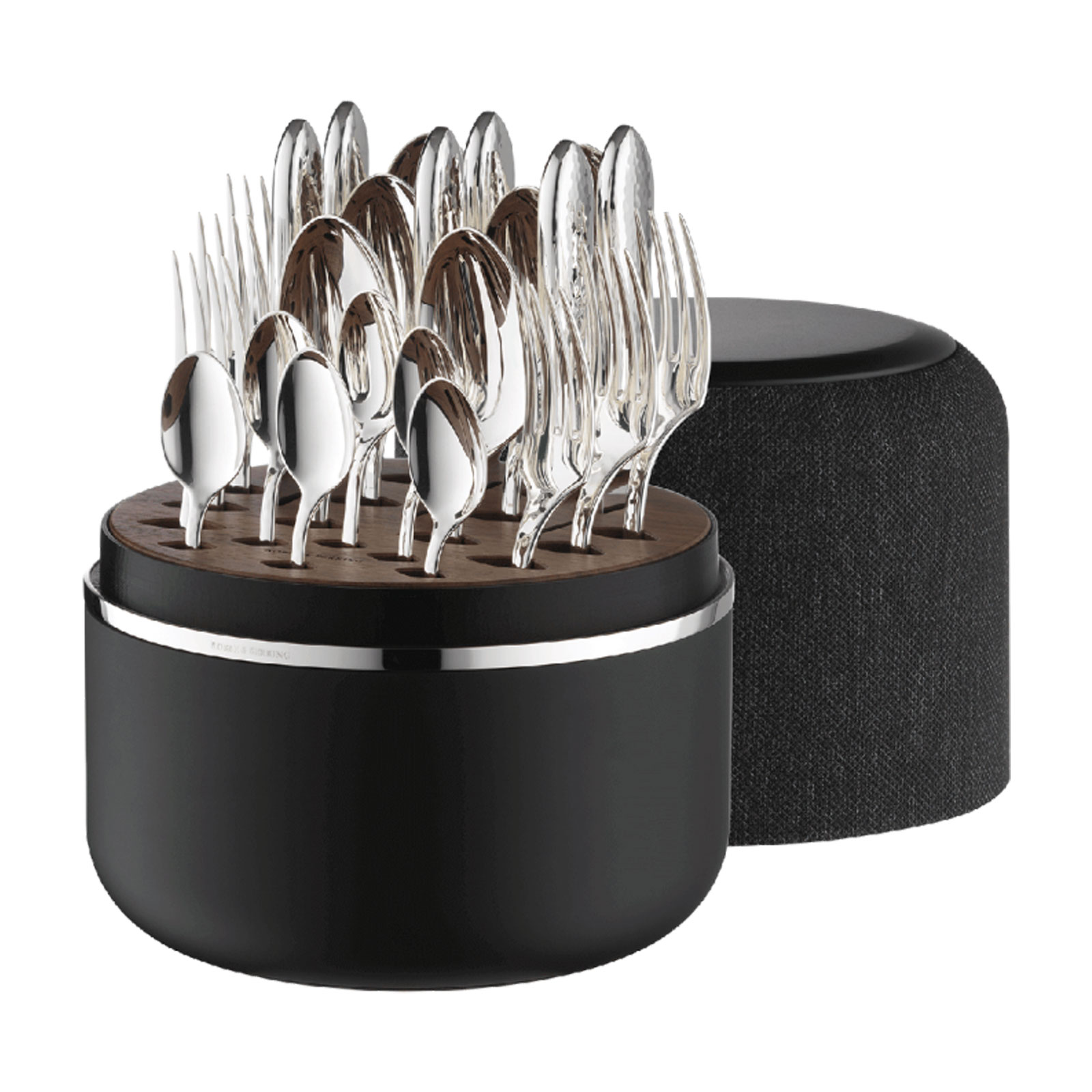 Robbe & Berking Martelé THE BOX Frozen Black Edition 24tlg.
