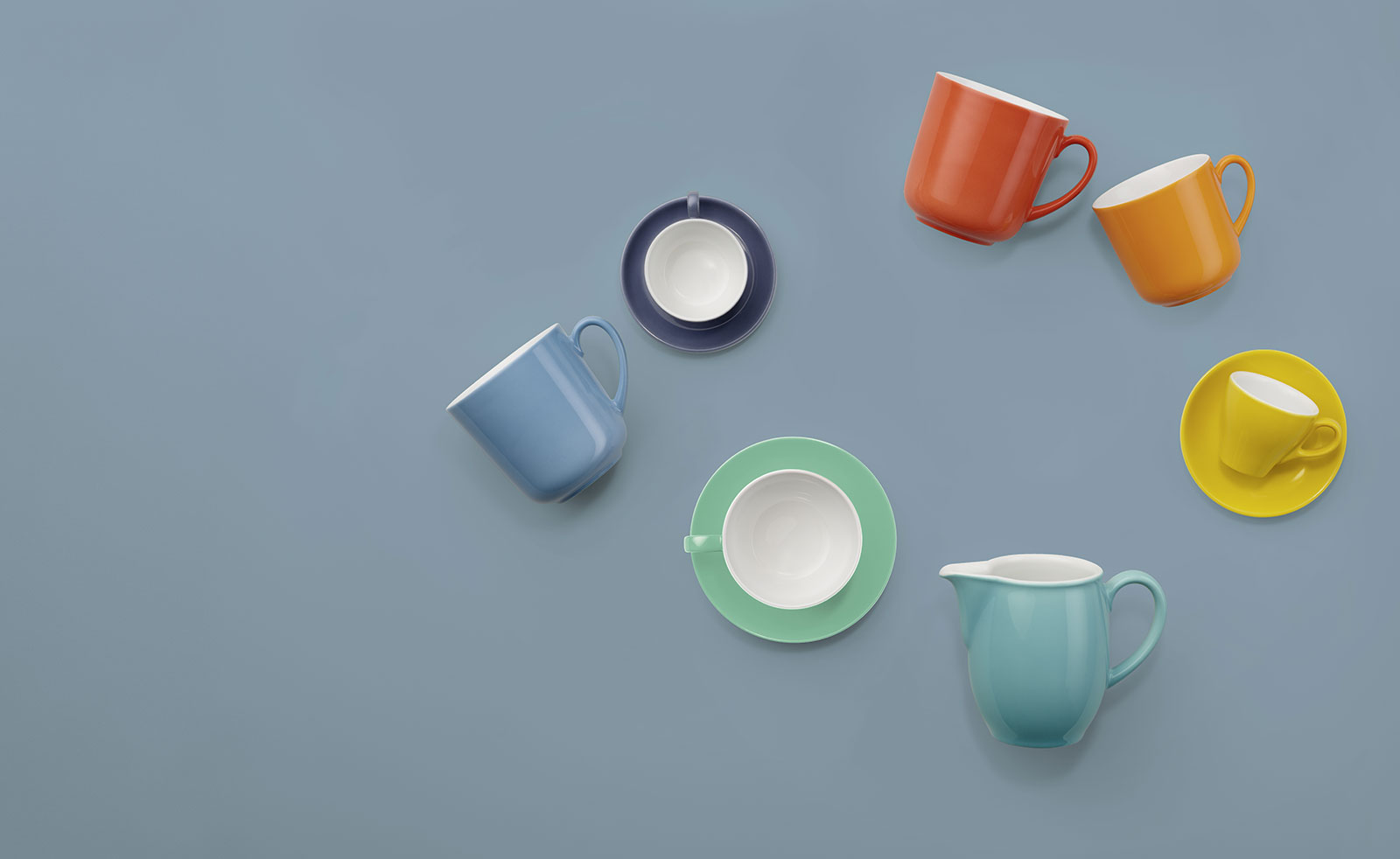 Dibbern Solid Color orange Kaffee-Untertasse