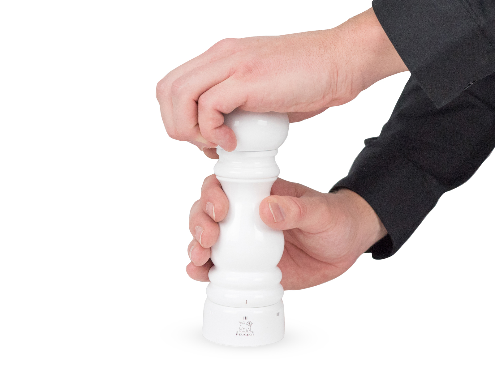 Peugeot Paris Pfeffermühle U Select weiß lackiert 18cm