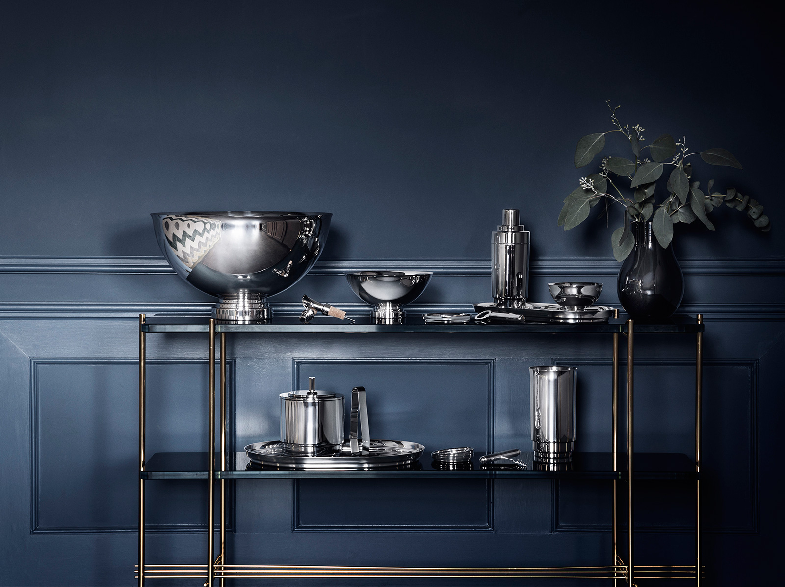 Georg Jensen Manhattan Cocktail Shaker 0,75ltr. Edelstahl