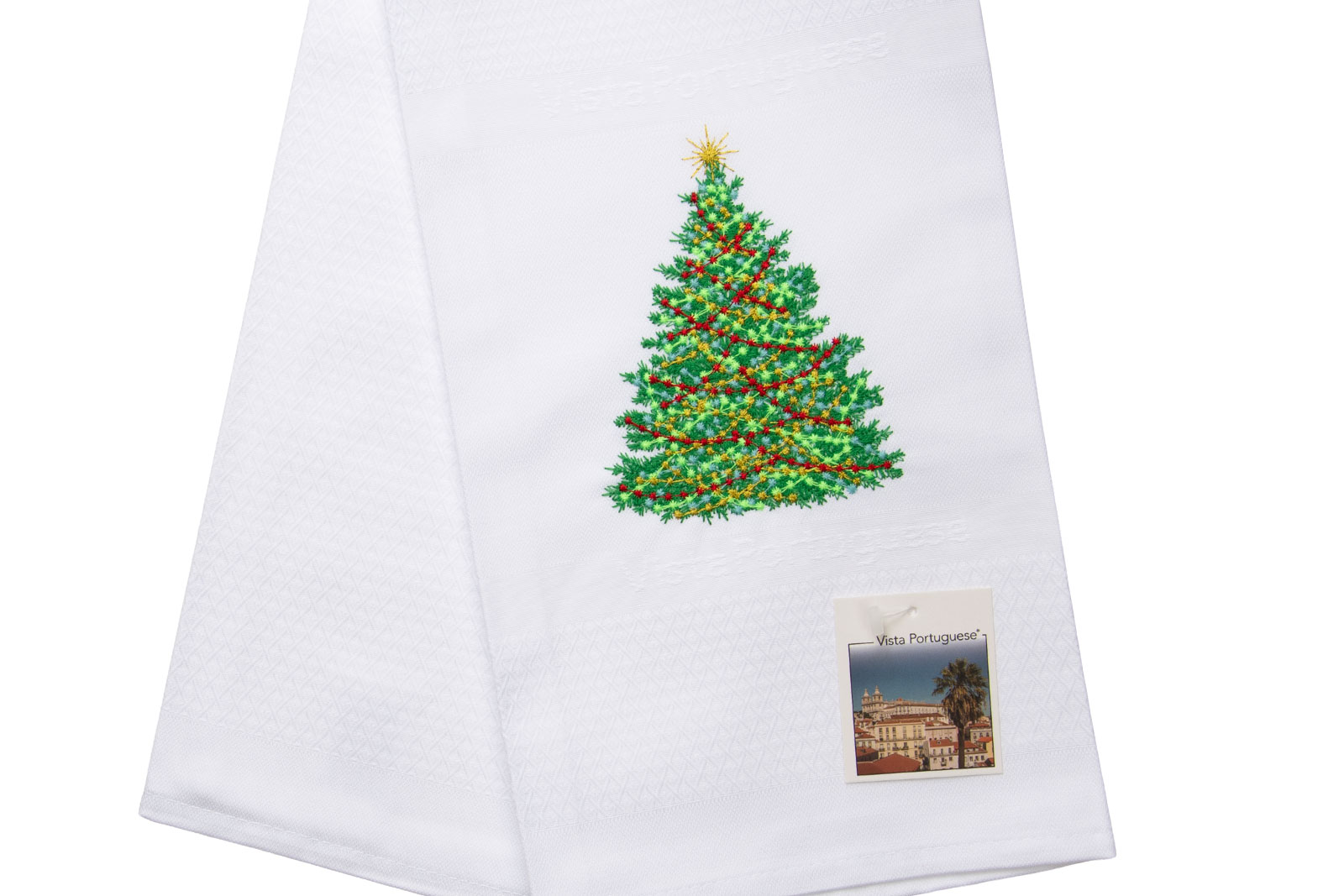 Vista Portuguese Geschirrtuch Christmas Tree 50x70cm