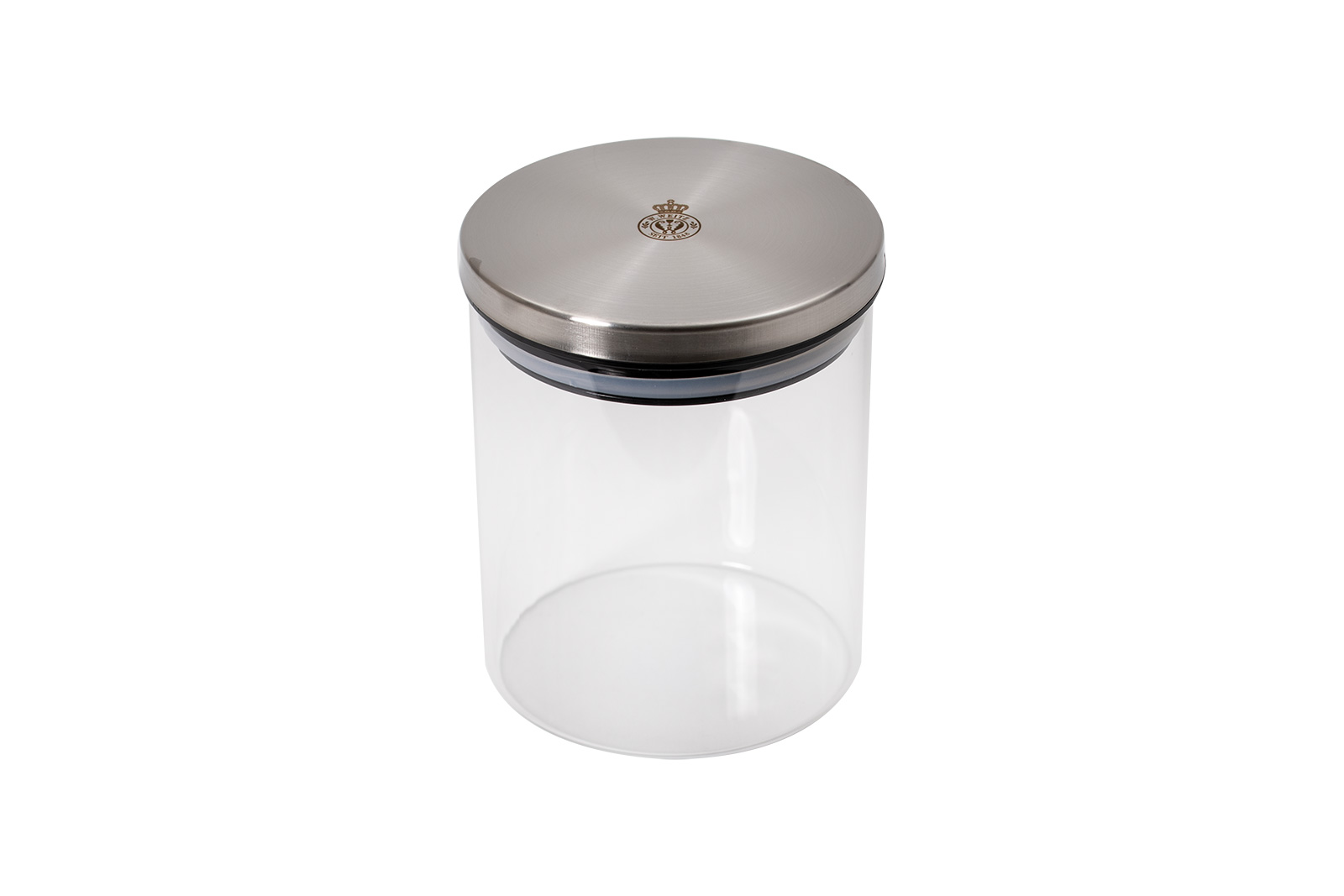 WEITZ Vorratsdose 0,60ltr. rund Glas/Edelstahl Kollektion WEITZ