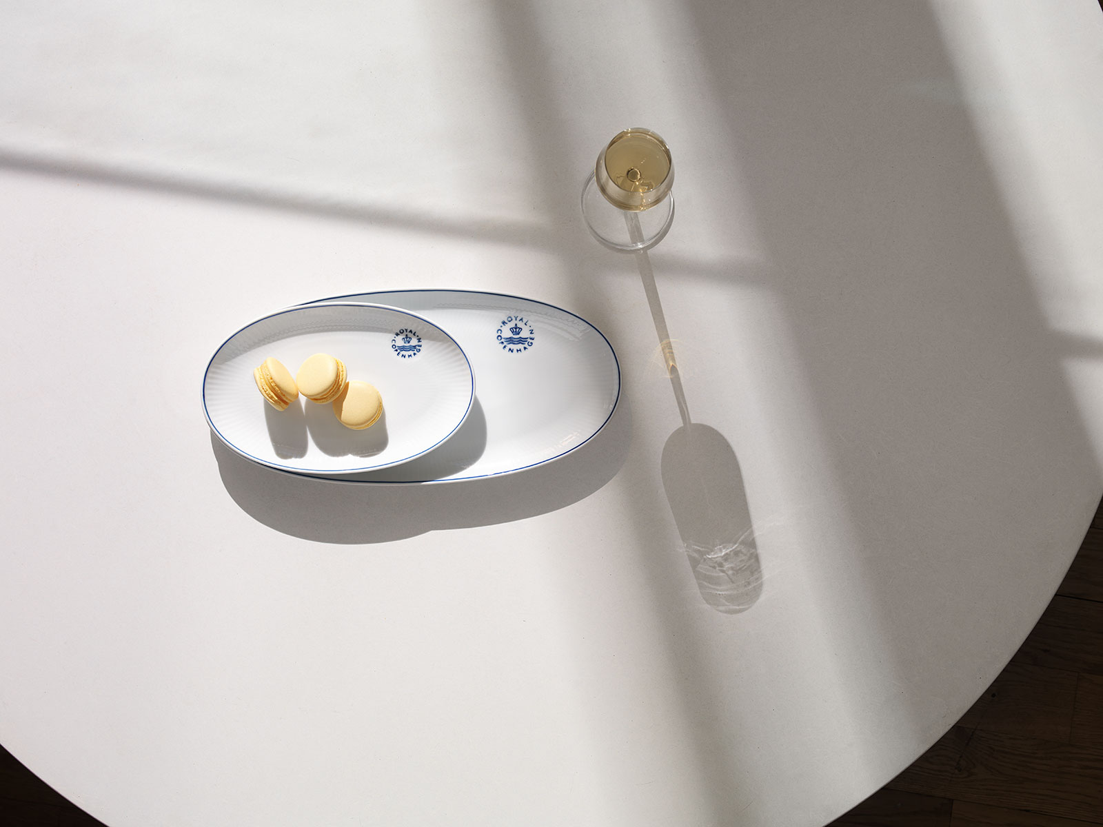 Royal Copenhagen Blueline Platte oval 37cm lang