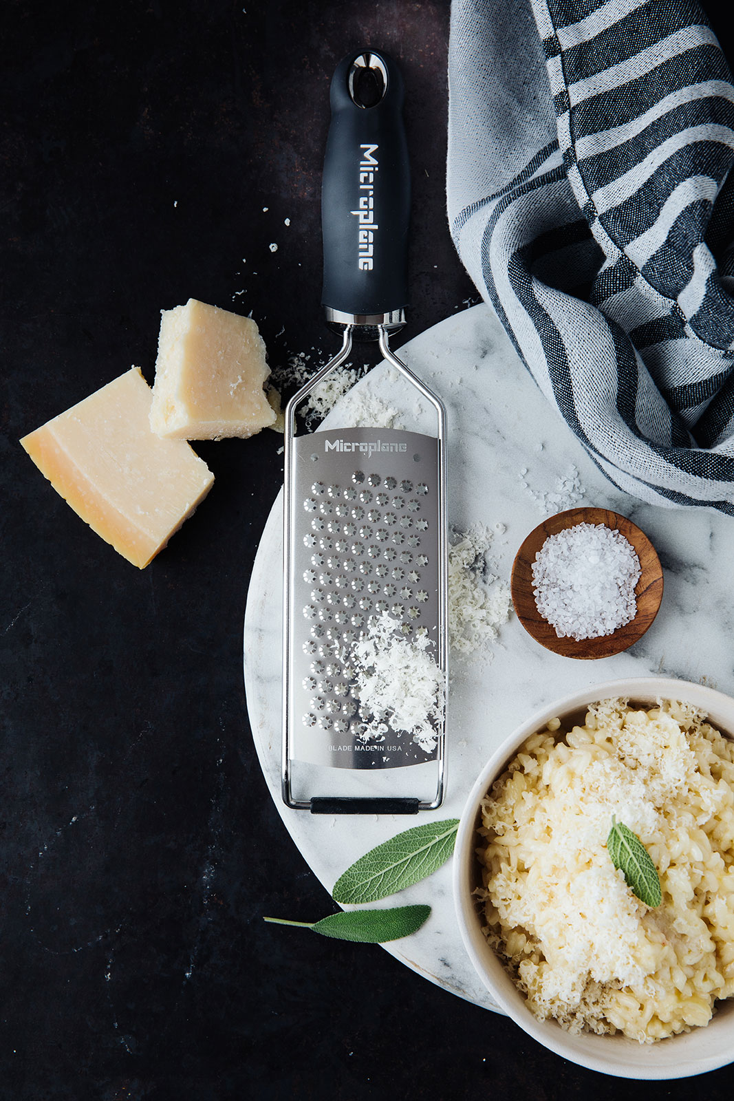 Microplane Gourmet Reibe Sternenklinge schwarz