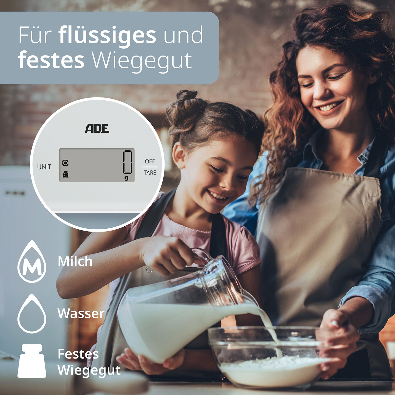 ADE Julia Digitale Küchenwaage silber KE2306-2