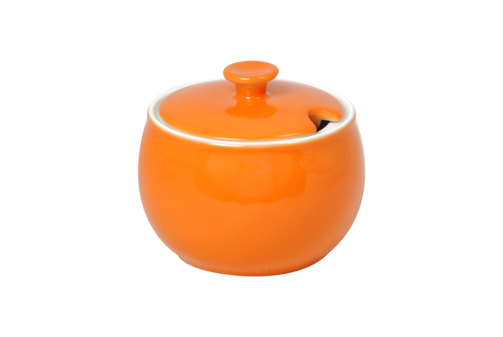 Solid Color orange Zuckerdose