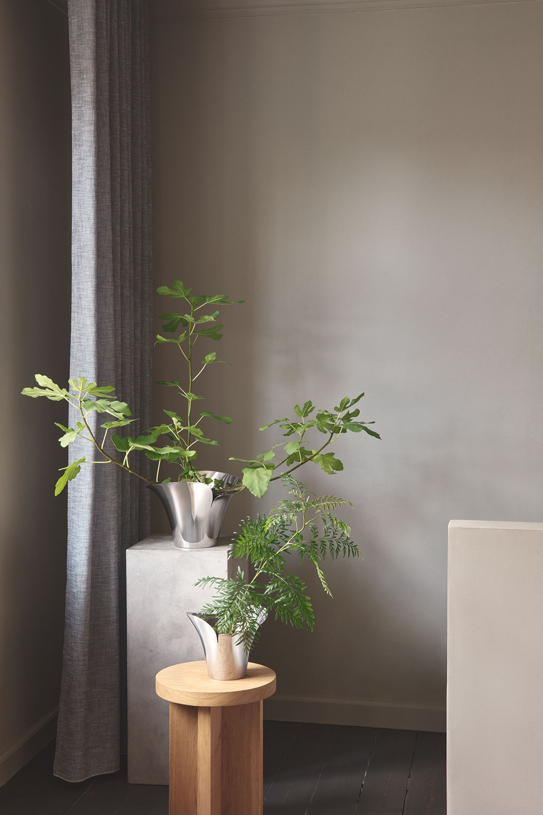 Georg Jensen Bloom Botanica Übertopf mittel 19cm Edelstahl