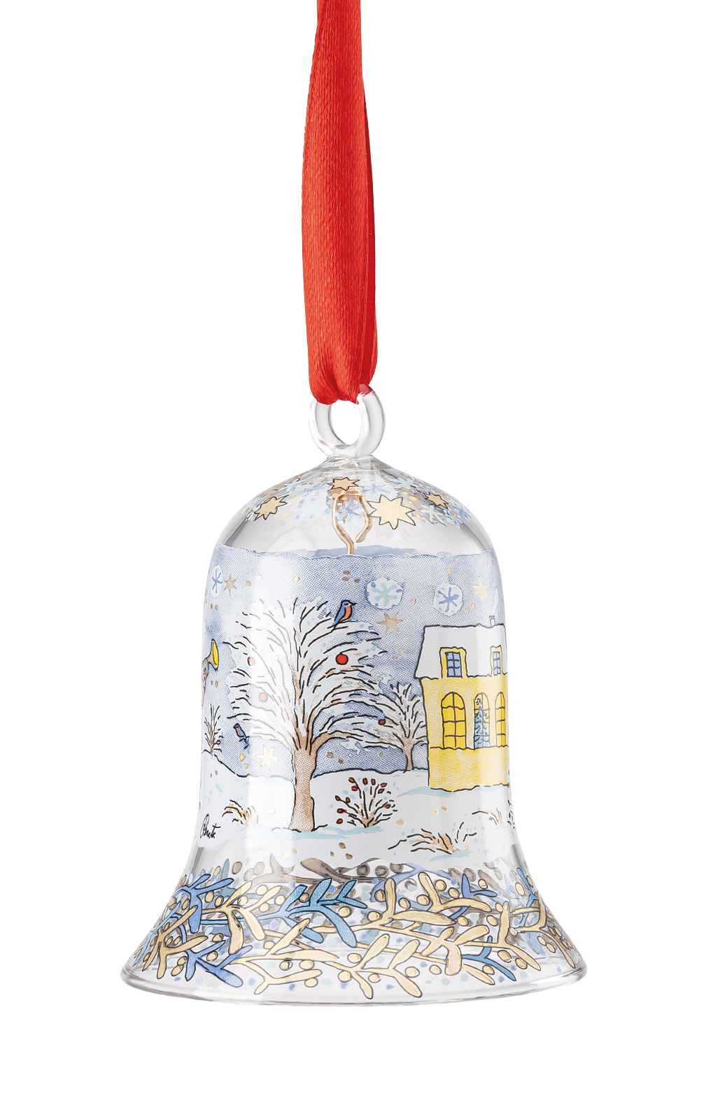 Hutschenreuther 2022 Weihnachtsabend Glocke Porzellan