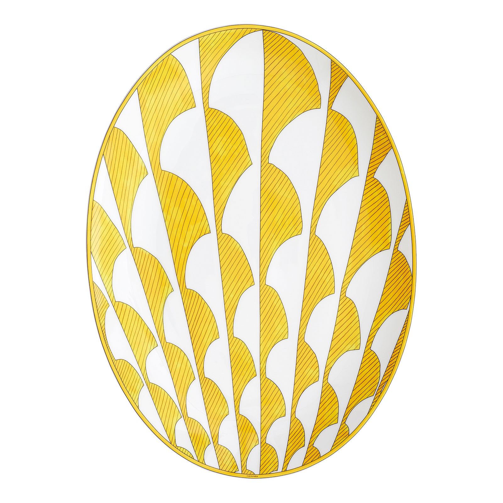 HERMÈS Paris Soleil d'HERMÈS Platte oval klein 36cm
