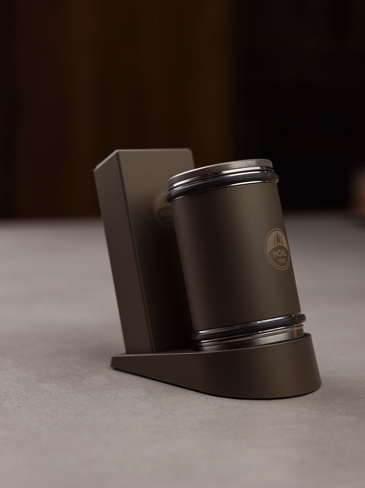 Horl Dock für Rollschleifer dunkelbronze