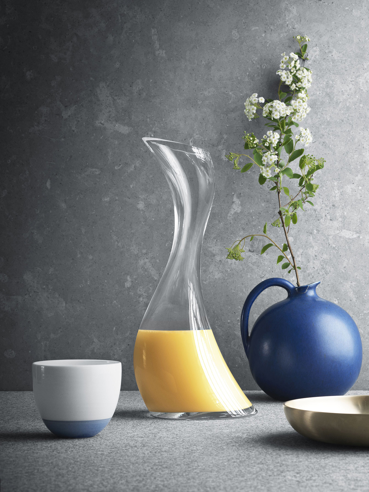 Georg Jensen Cobra Karaffe 0,75ltr. Glas