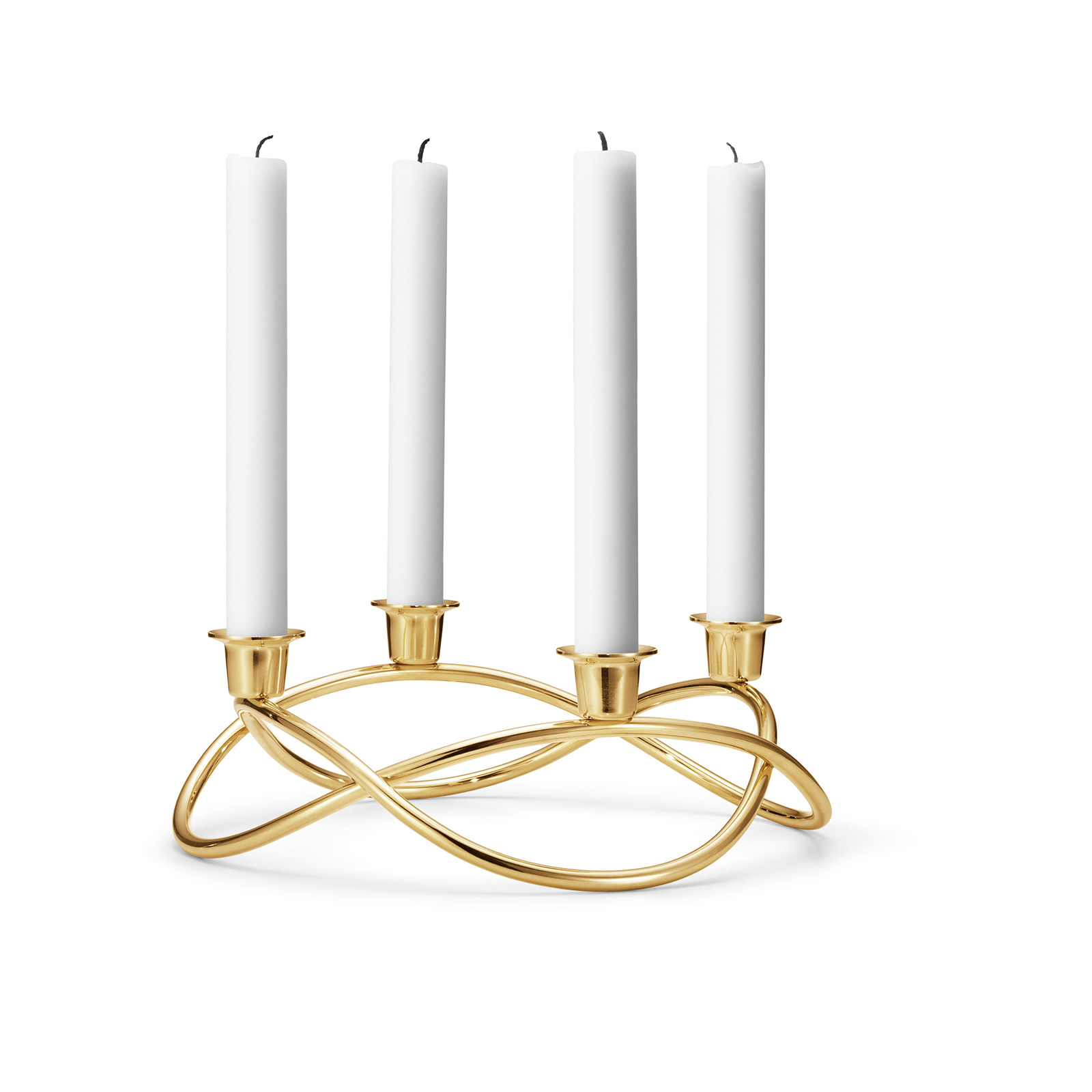Georg Jensen Kerze 2,2cm x 24,0cm weiß 2 Stück