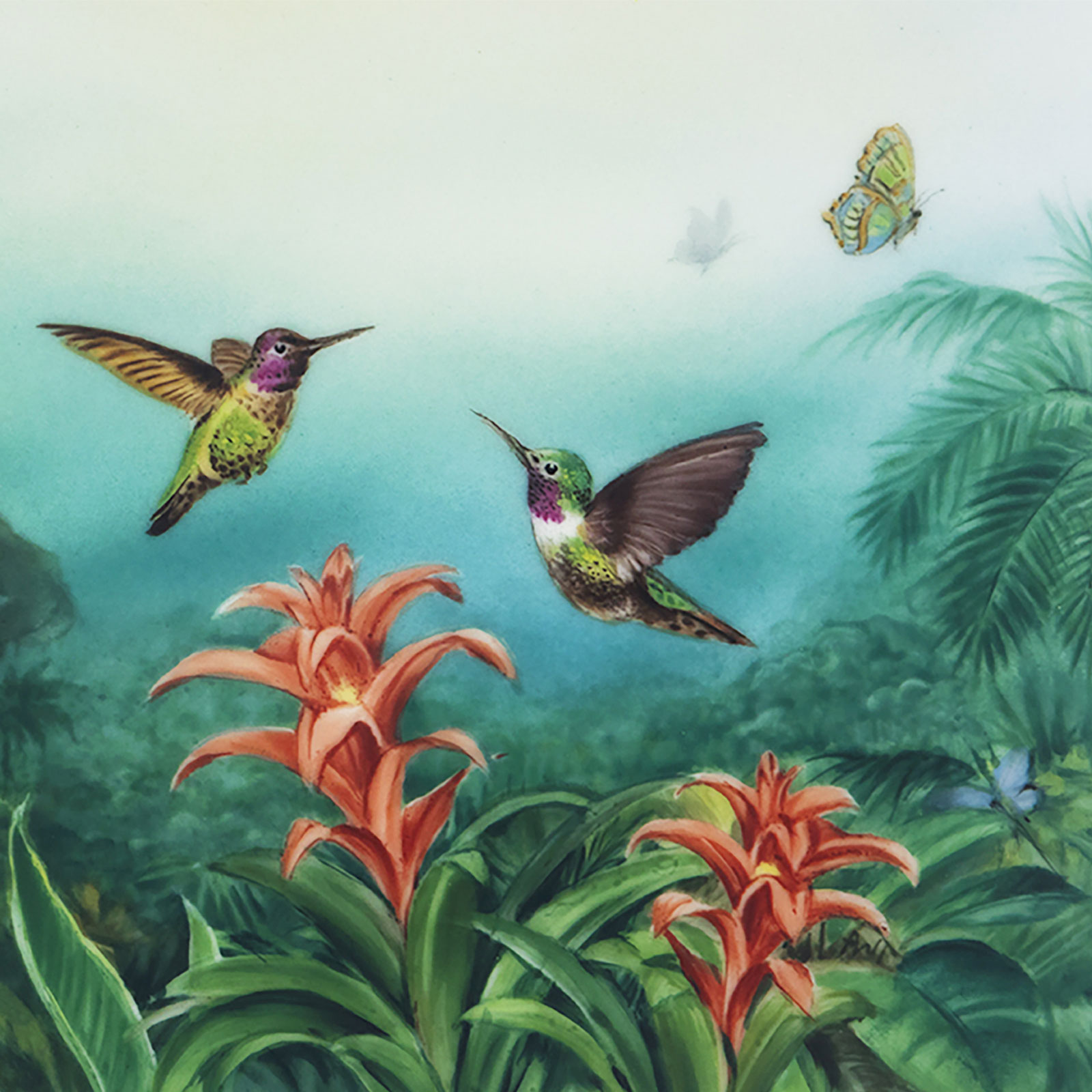 Meissen Kolibris Henkelbecher 0,25ltr.