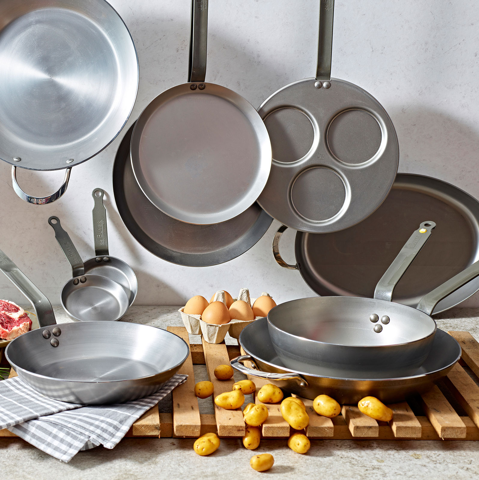 de Buyer Mineral B Element Eisen-Bratpfanne 26cm