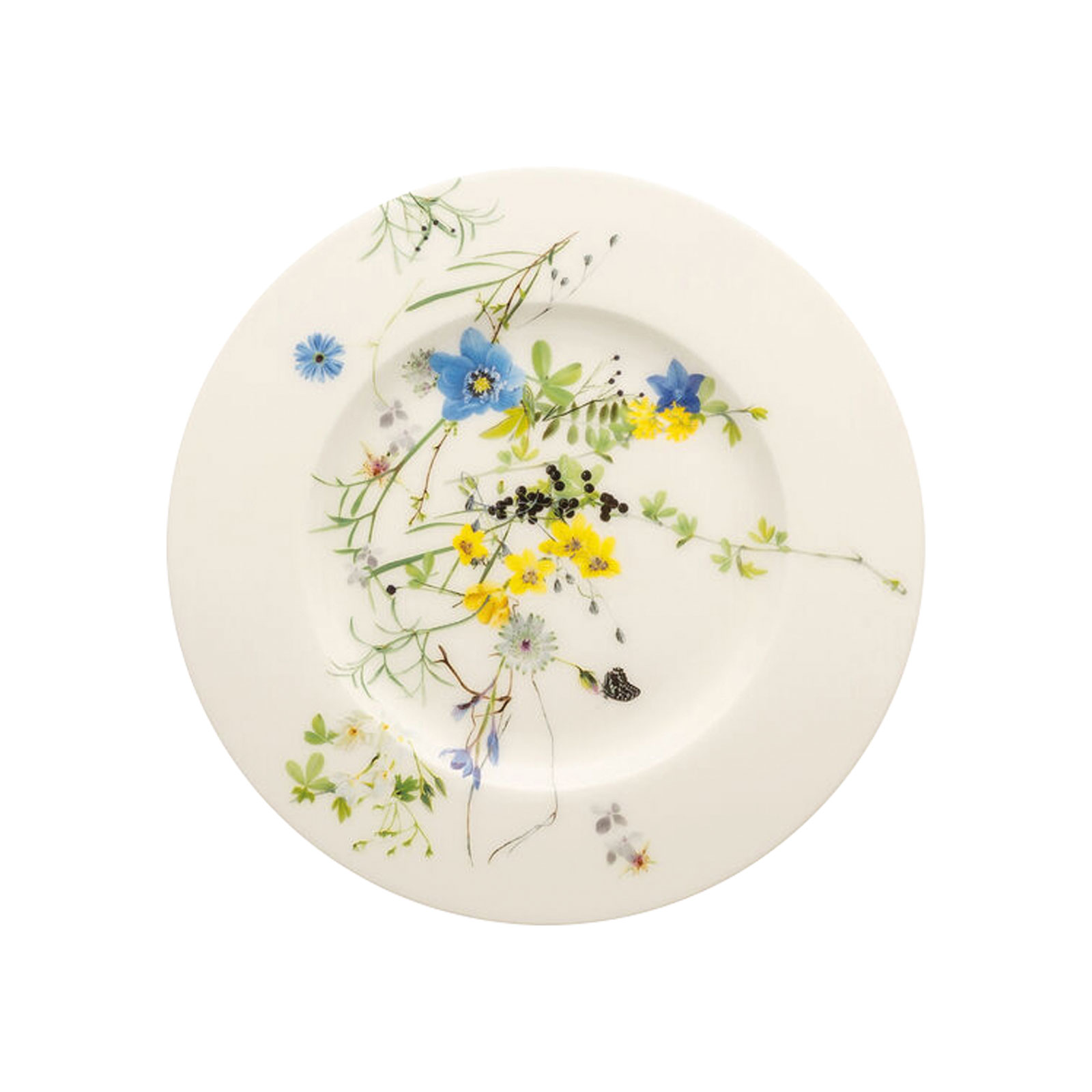 Rosenthal Fleurs des Alpes Brotteller Fahne 19cm