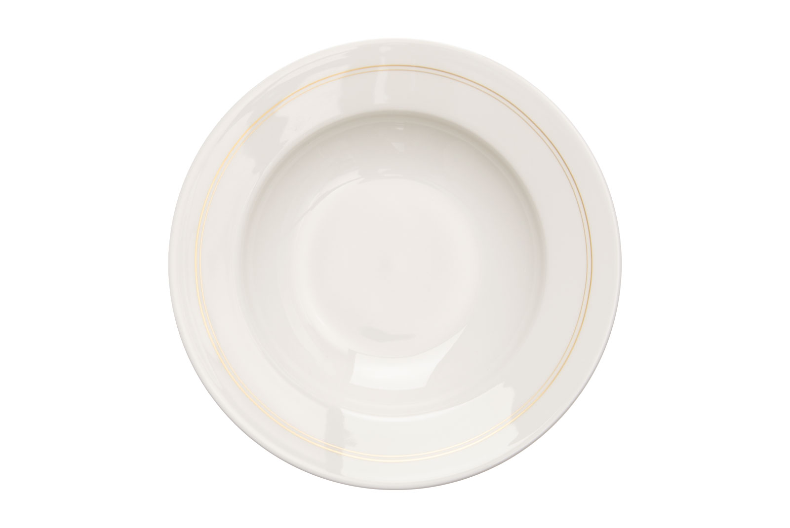 Dibbern Lines Classic Suppenteller 23cm gold