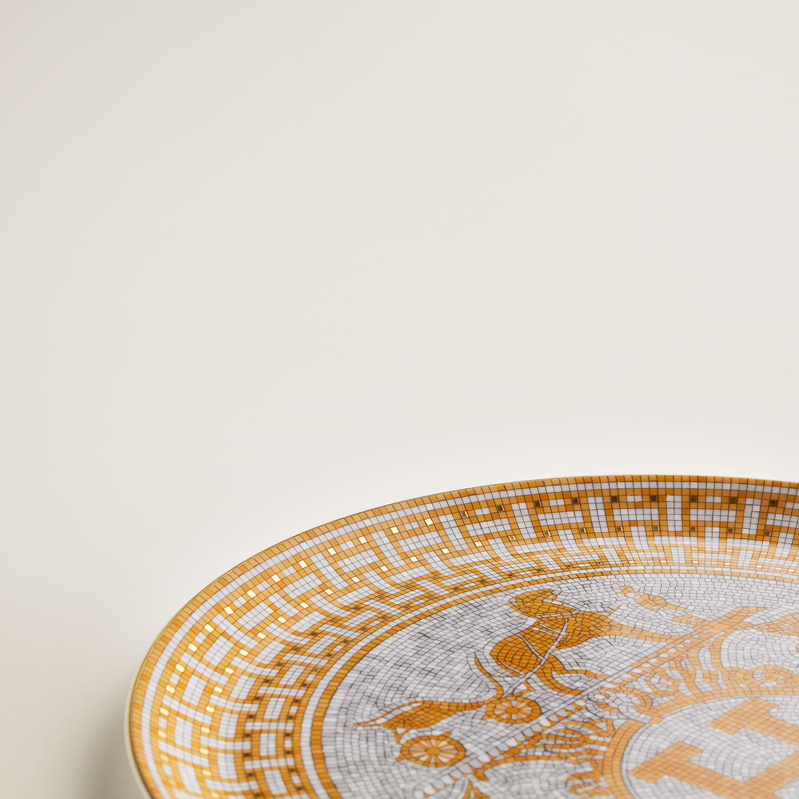 HERMÈS Paris Mosaïque au 24 Gold Tortenplatte 32cm