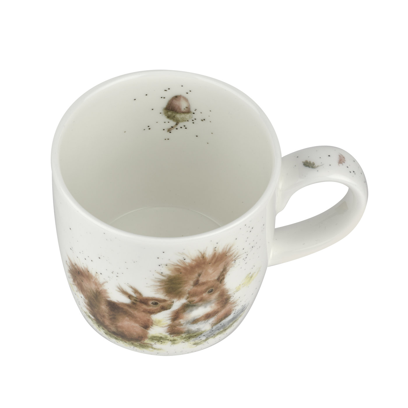 Royal Worcester Wrendale Designs Becher Between Friends Eichh&ouml;rnchen 0,31ltr.
