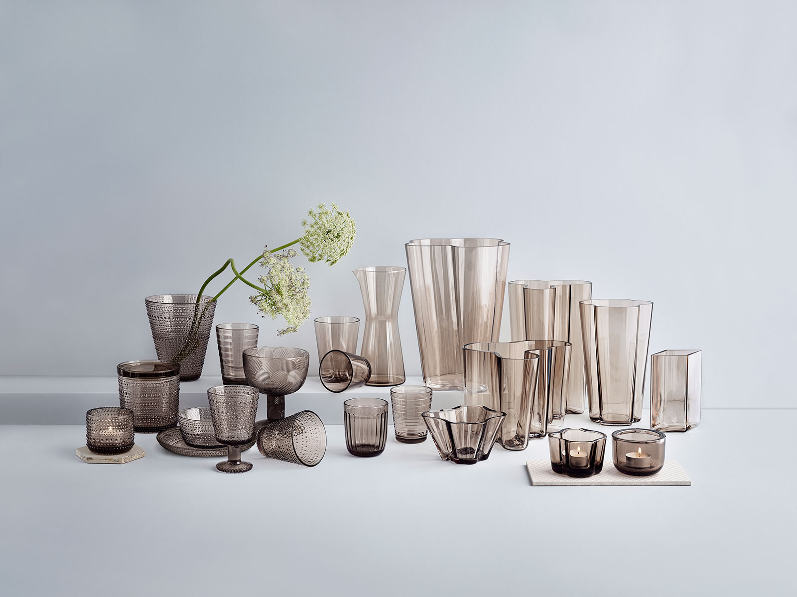 iittala Alvar Aalto Vase 16cm linen/leinen