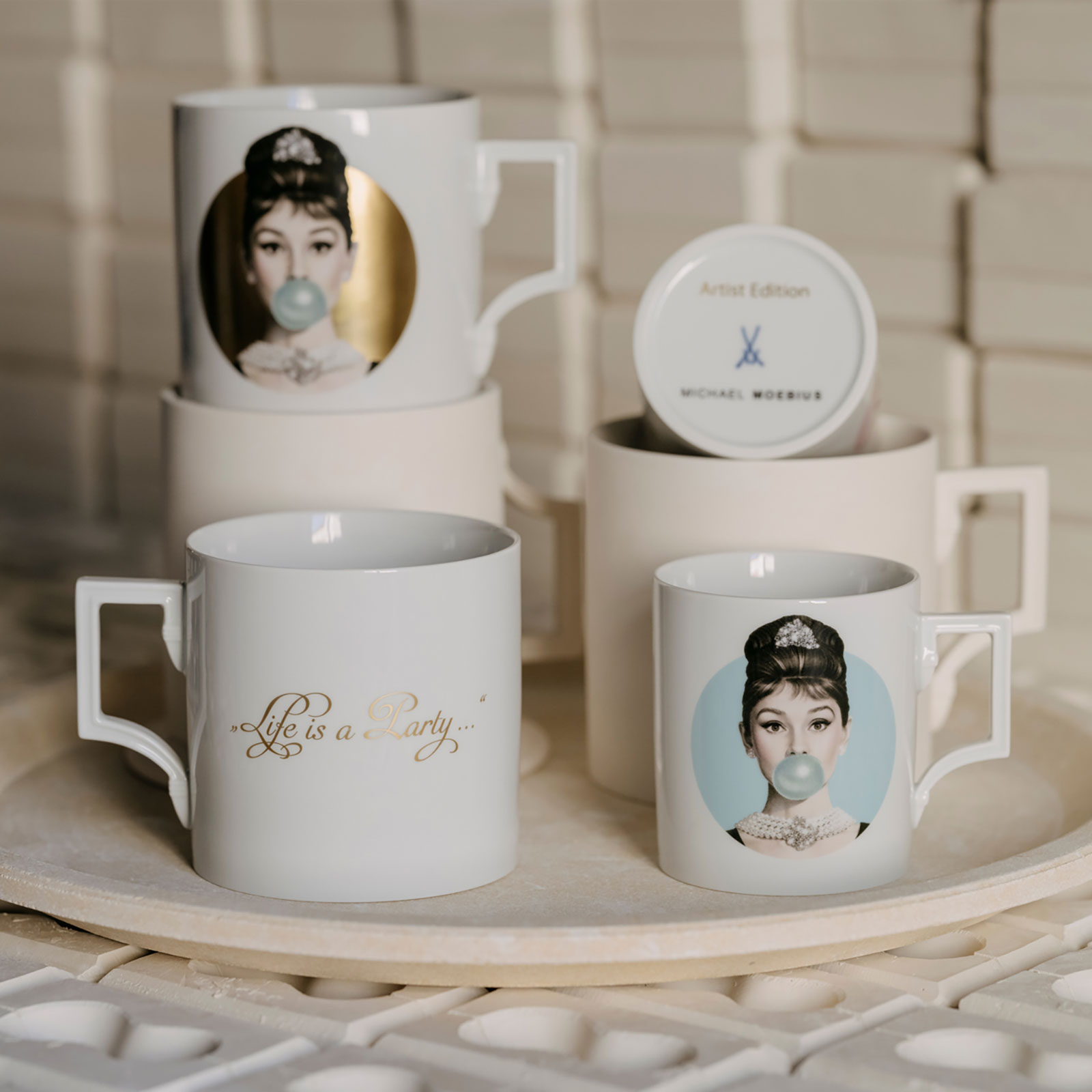 Meissen Audrey Henkelbecher 0,25ltr. Gold