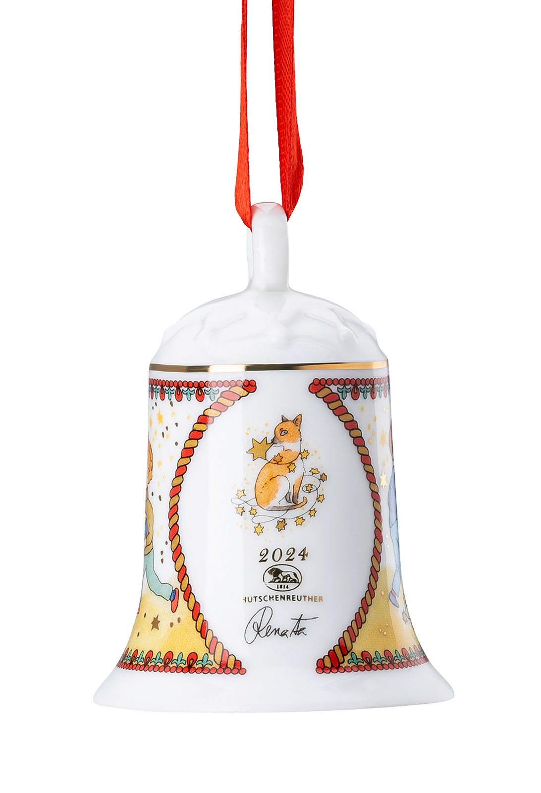 Hutschenreuther 2024 Weihnachtsleuchten Glocke Porzellan