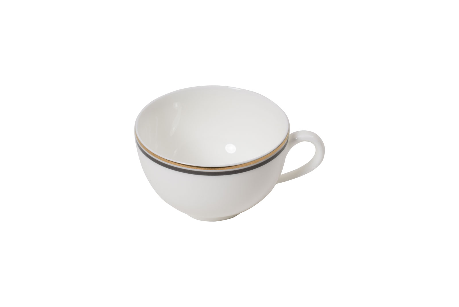 Die Espresso-Obertasse anthrazit der Dibbern Serie Capri