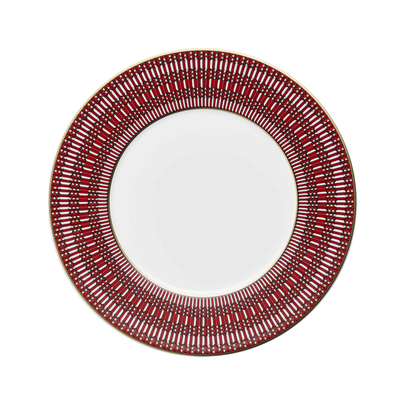 Baccarat Arcadia Speiseteller 2St. 27cm rot