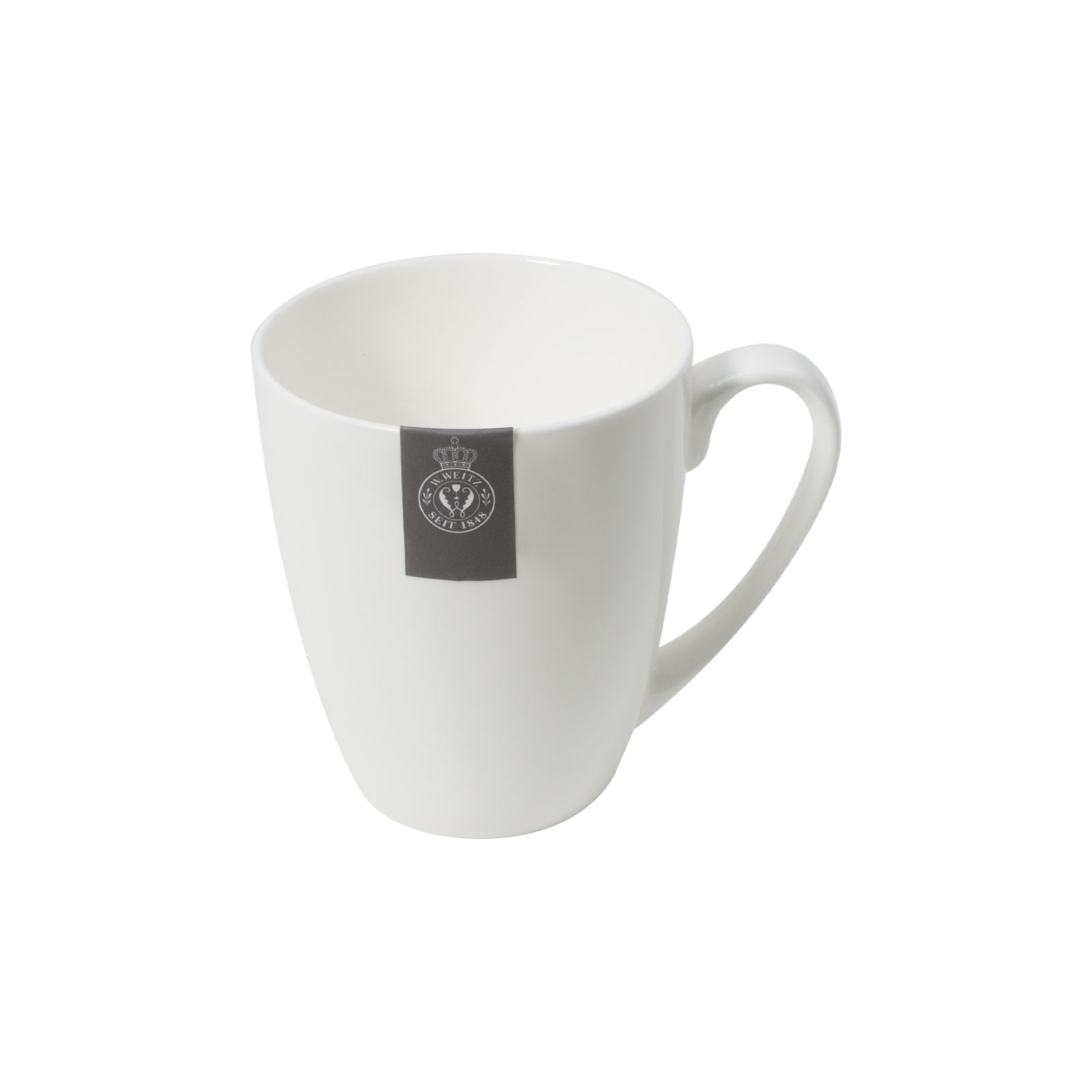 WEITZ Bone China weiß Henkelbecher 0,30ltr.