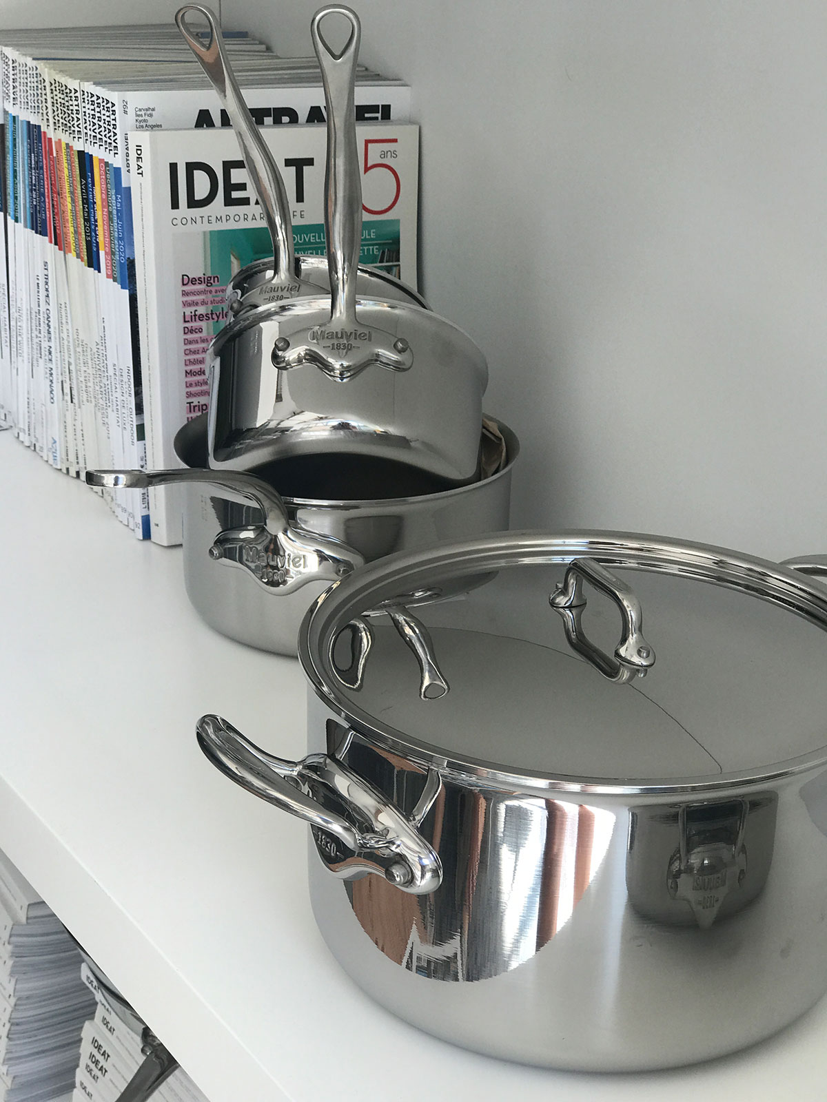 Mauviel M'Cook Kochtopf mit Deckel 24cm Edelstahl