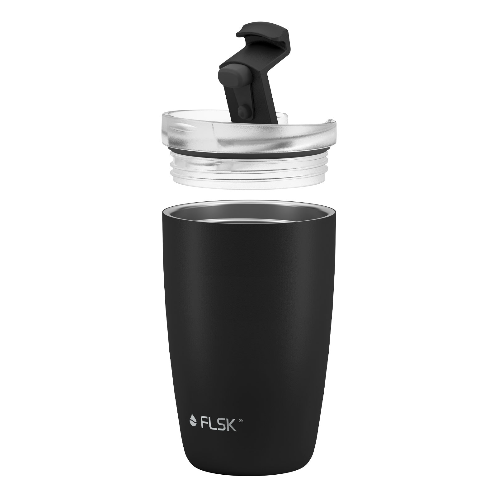 FLSK CUP Coffee To Go Becher 0,35ltr. black