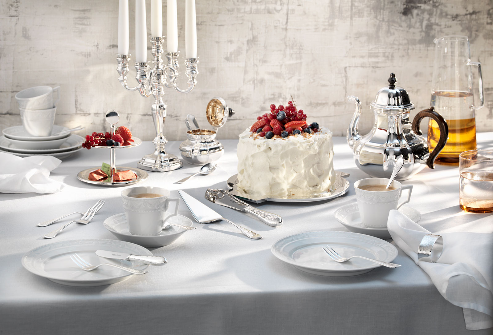Robbe & Berking Martelé Servierlöffel groß 925Silber