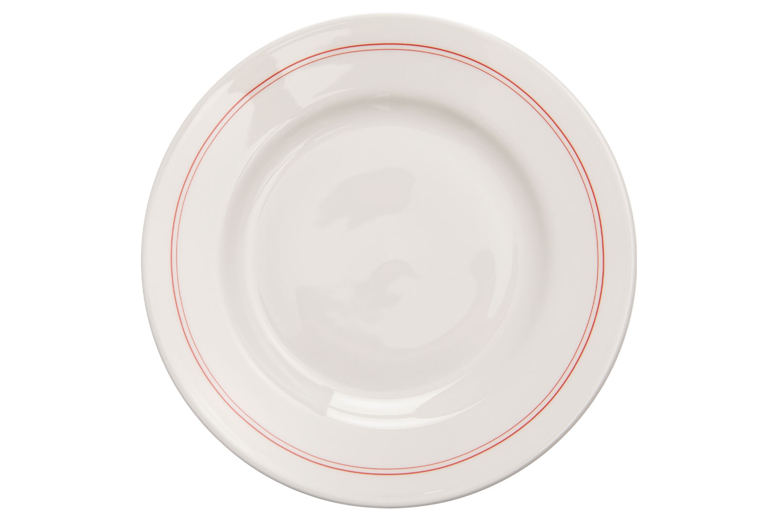 Dibbern Lines Classic Frühstücksteller 21cm rot