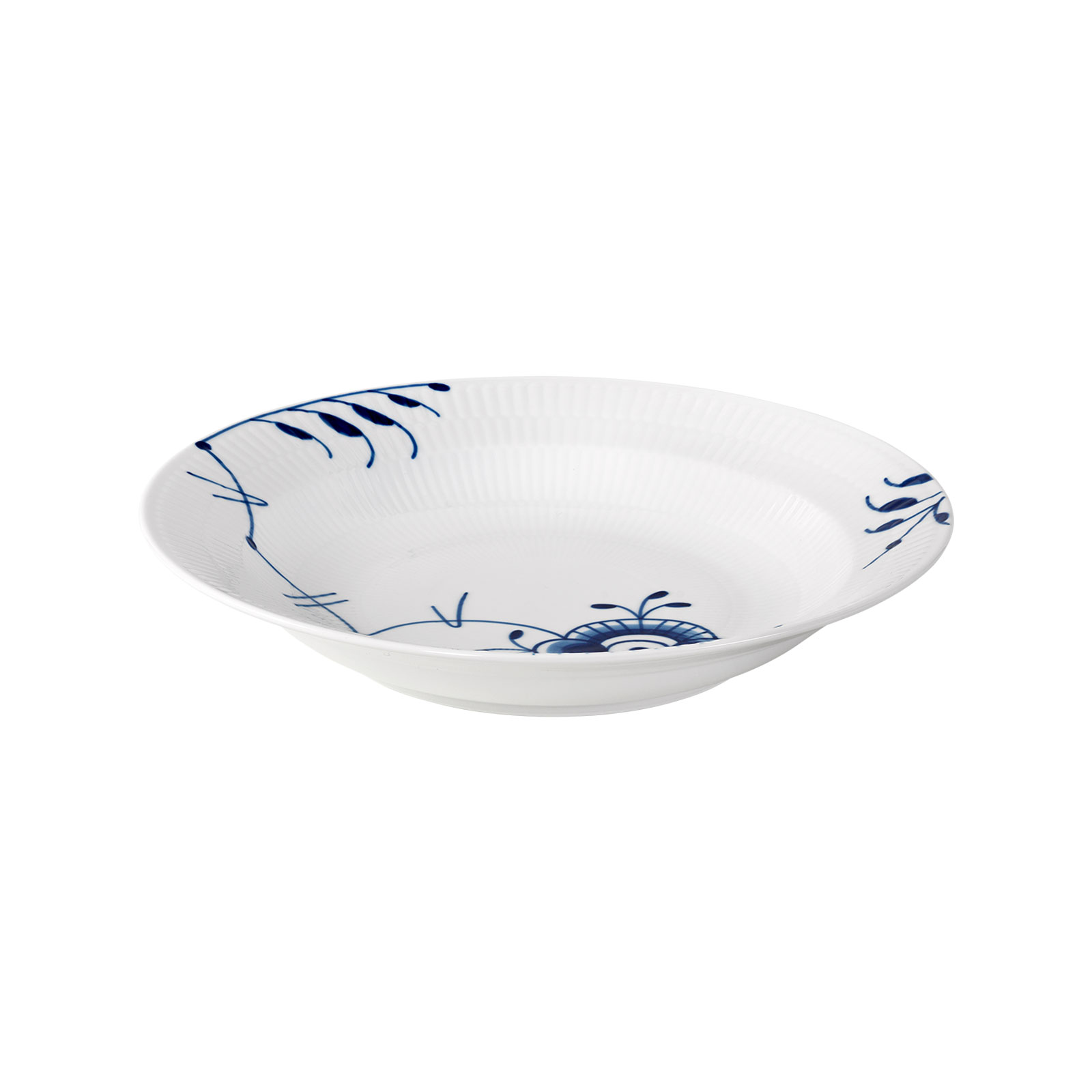 Royal Copenhagen Mega Blau Gerippt Suppenteller 27cm