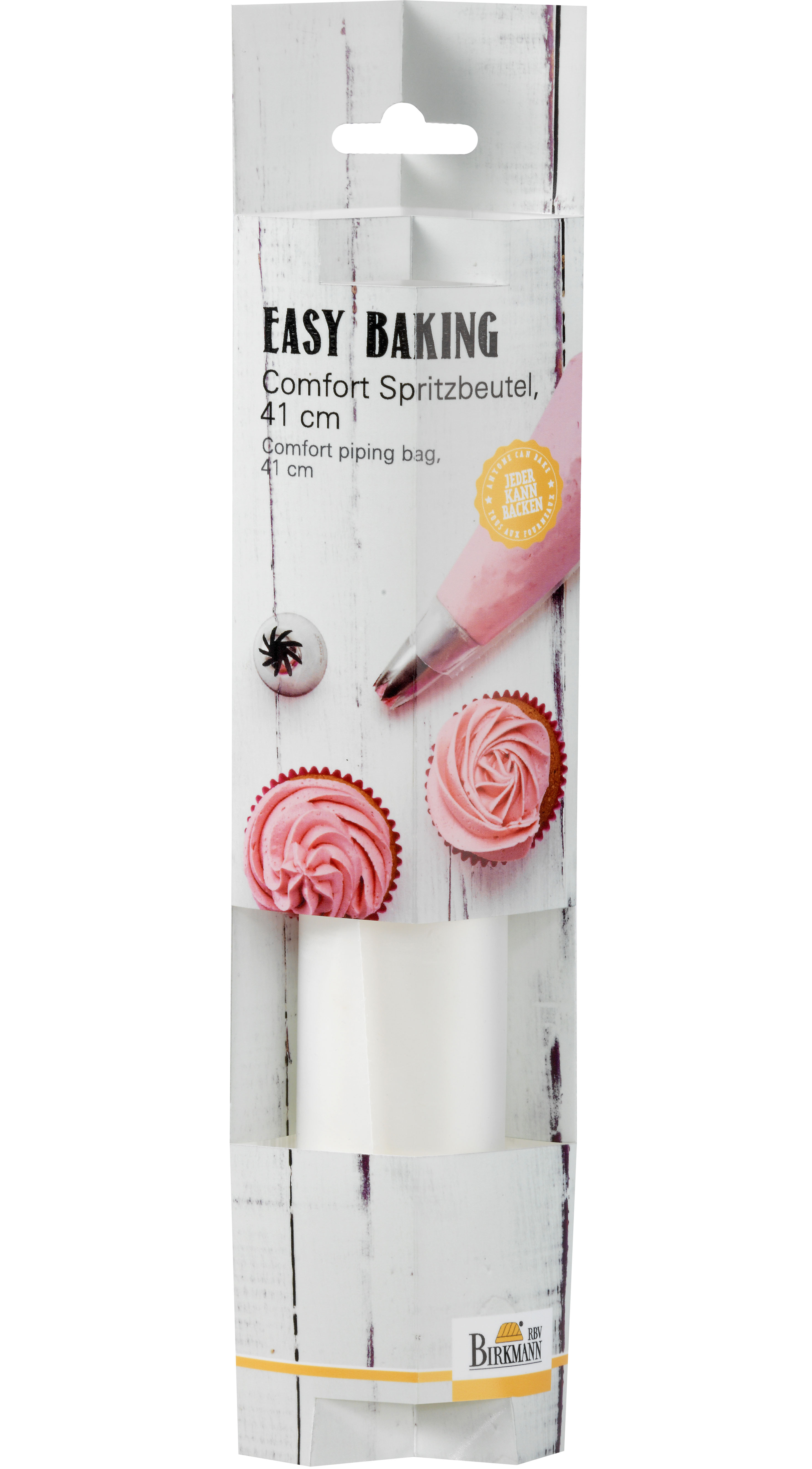 RBV Birkmann Easy Baking Comfort Einweg-Spritzbeutel 41cm 20Stk transparent